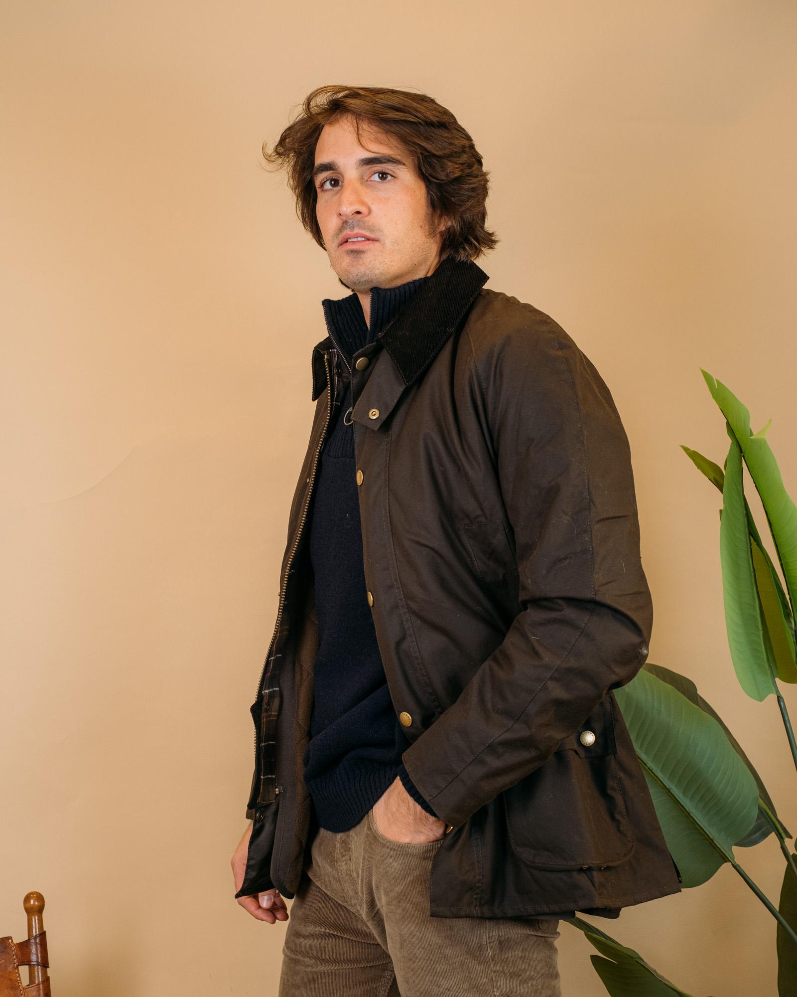 Ashby Wax Jacket MWX0339 OL71 Barbour 