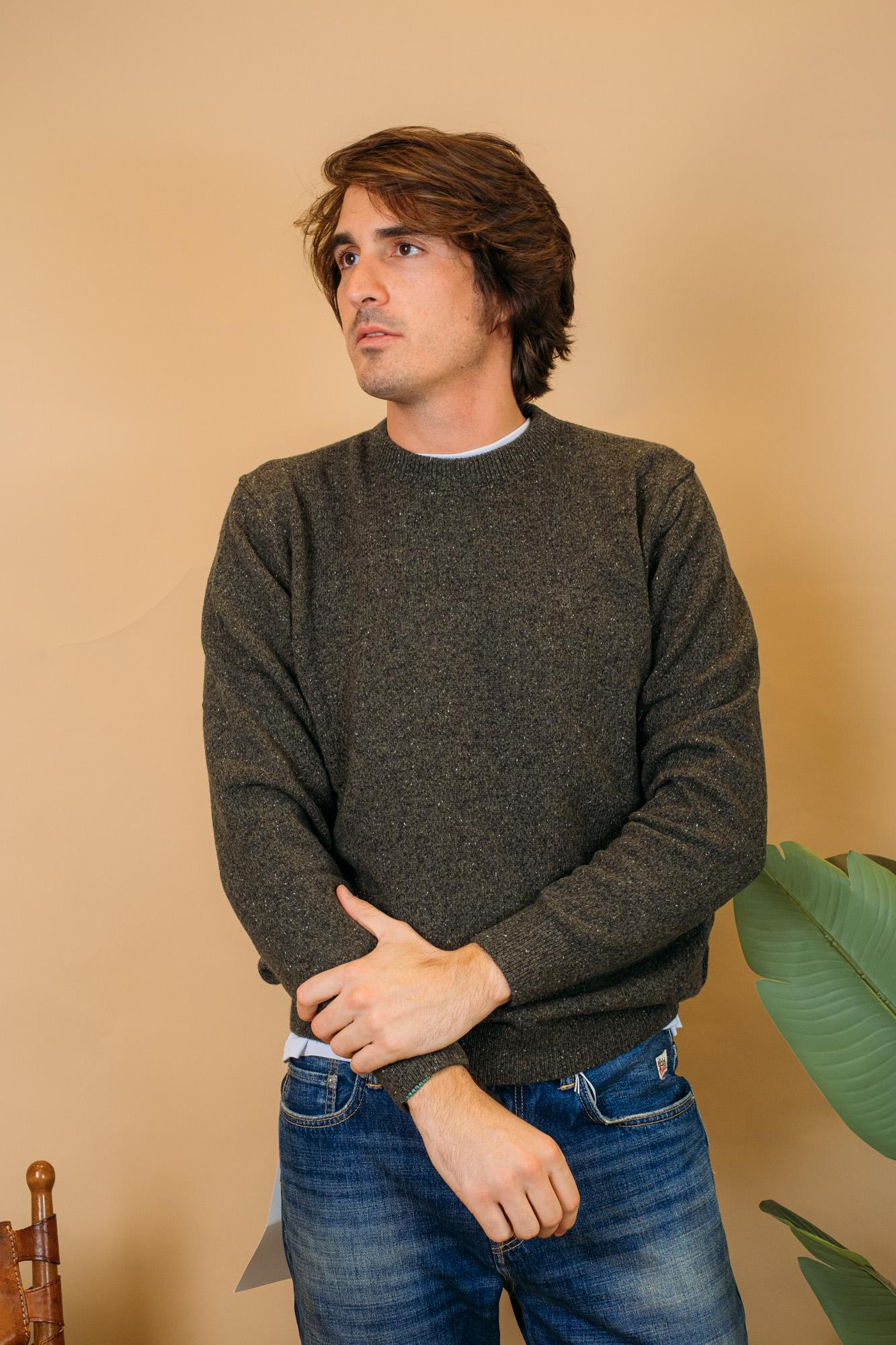 Essential Tisbury Crew MKN0844 GN79 Barbour