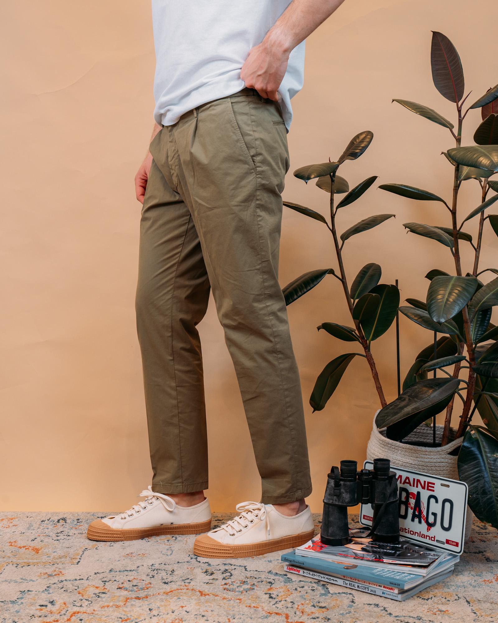 Pantaloni Riccardo Kaki RICCARDO KA Be Able 