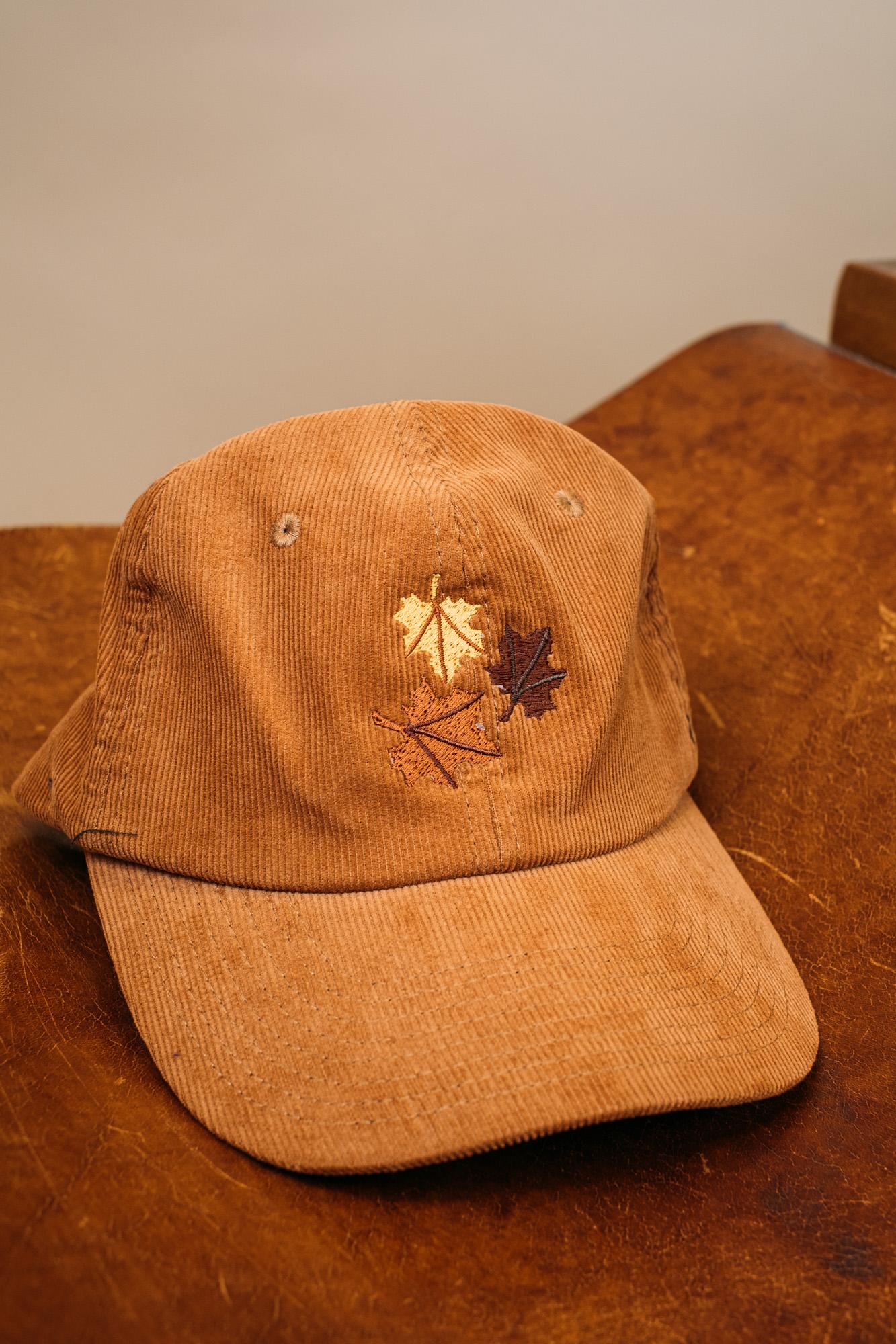 Cappello Connor Corduroy Brown Leaves 71128MW A04 Sebago 