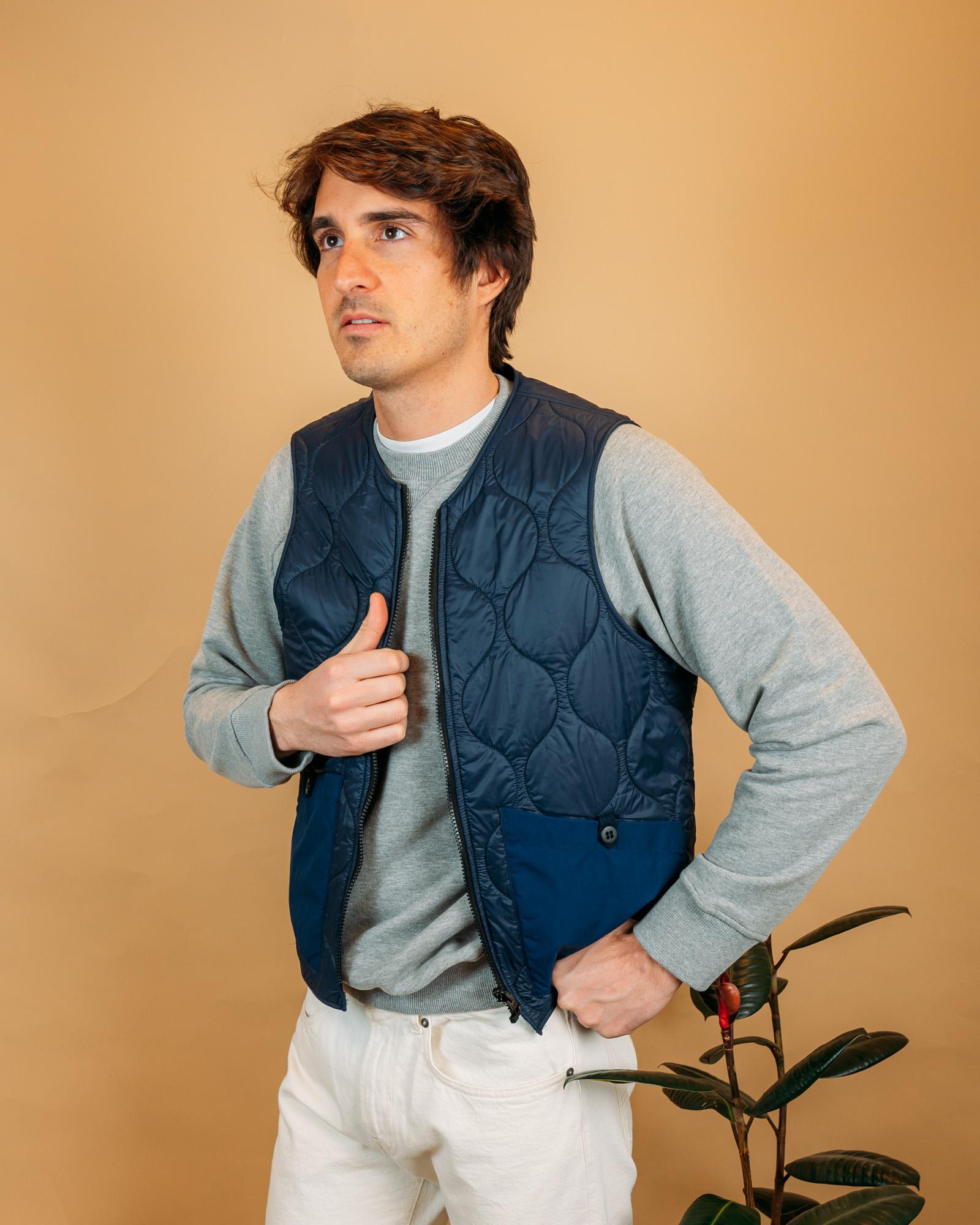 Gilet All Seasons Vest Navy 6920 NA Manifattura Ceccarelli 
