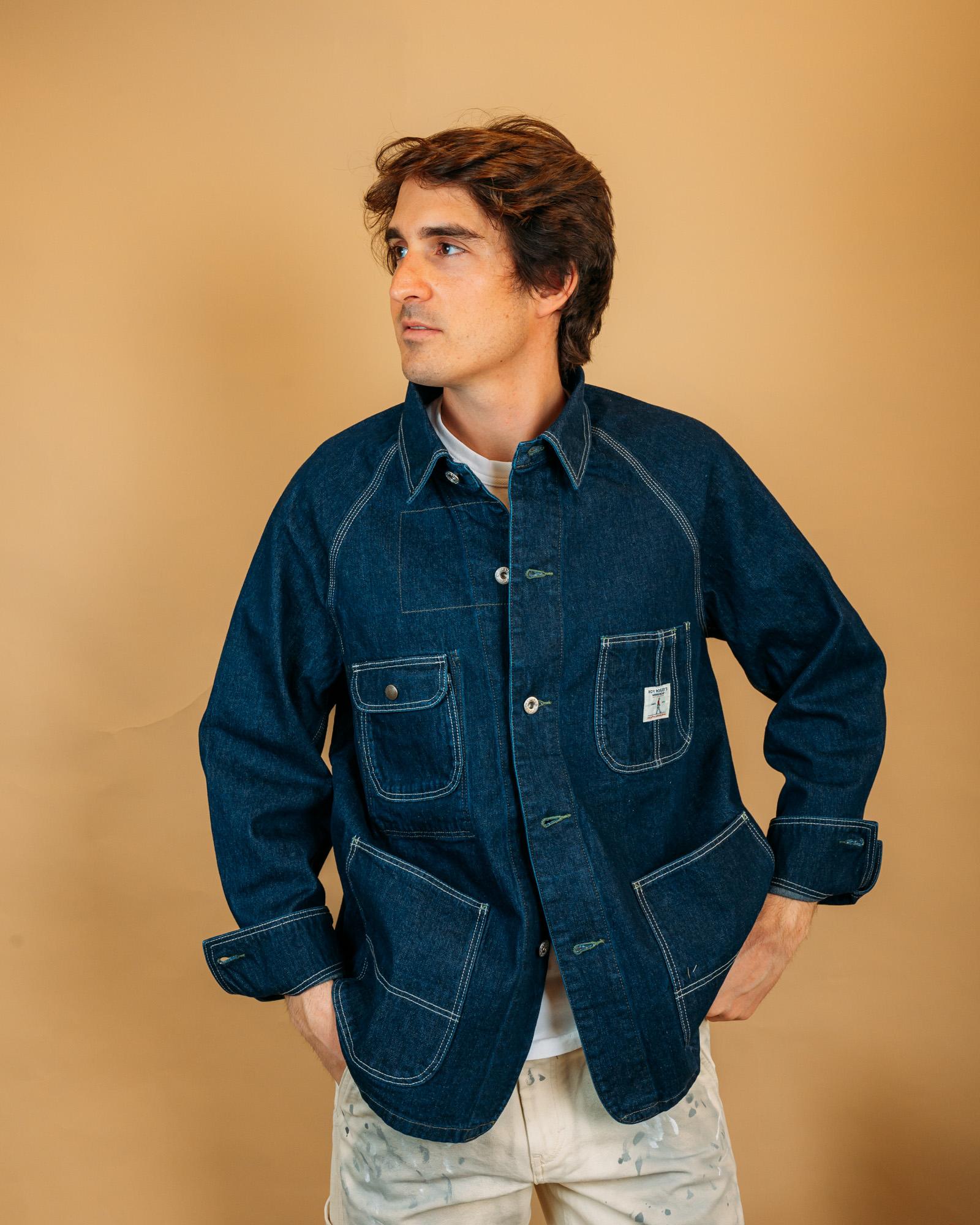 Giacca Chore Denim Rinse RRW041CQ420021 C0999 Roy Roger's Workwear 