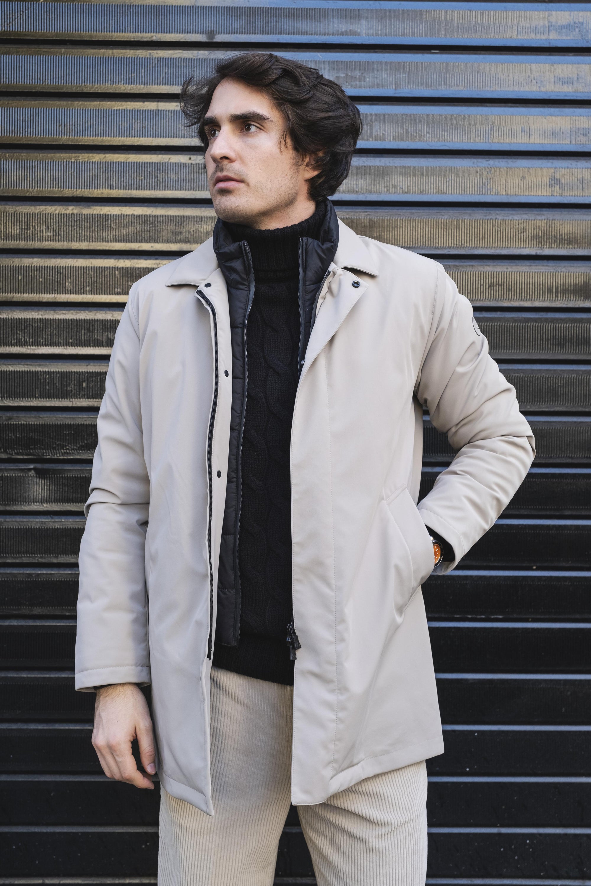 Cappotto Akkaido AKKAIDOPM781060 SAND People of Shibuya 