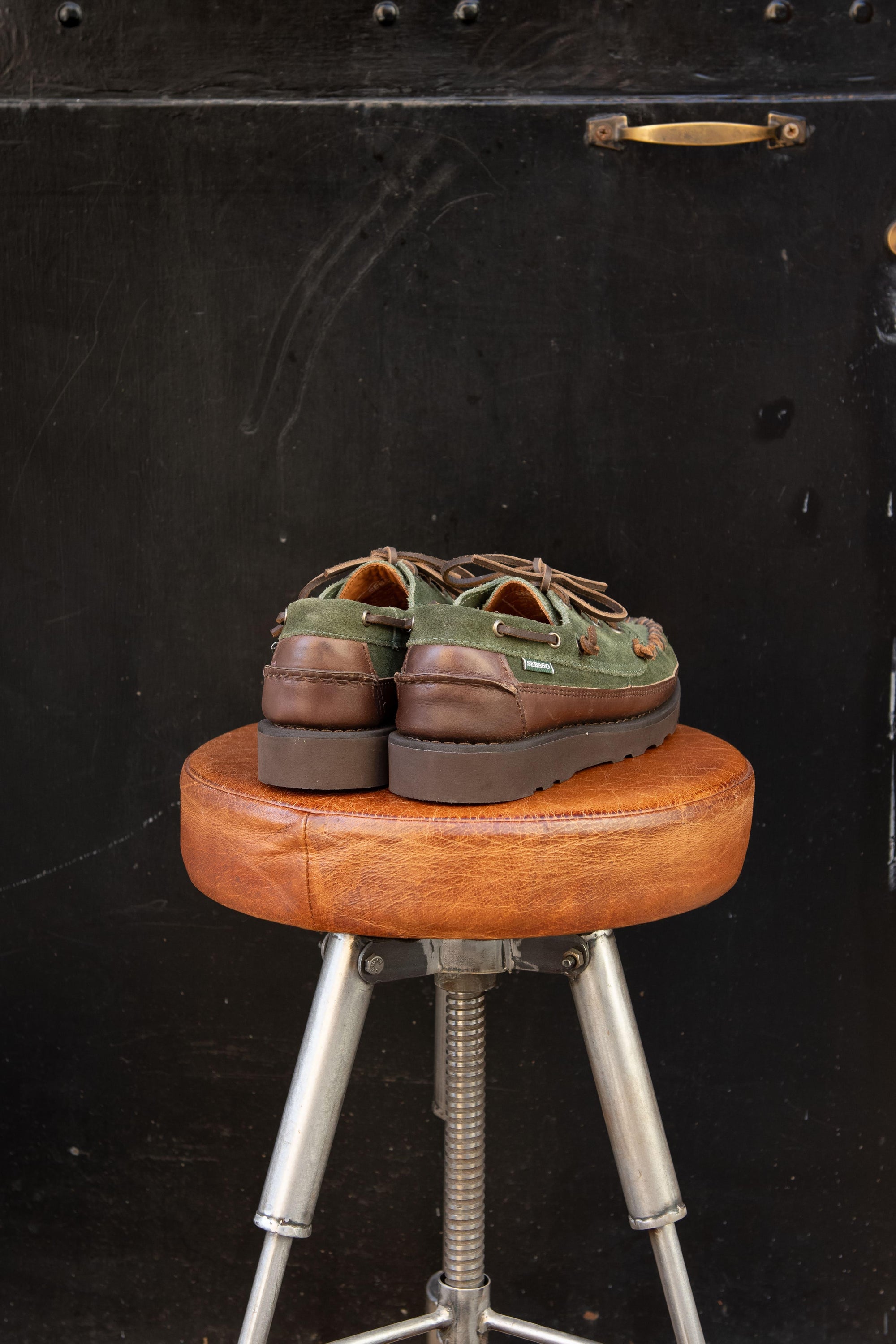 Keuka Lea Canoe Moc Dk 7111GEWA5Y DK BROWN-DK MILITARY Sebago 