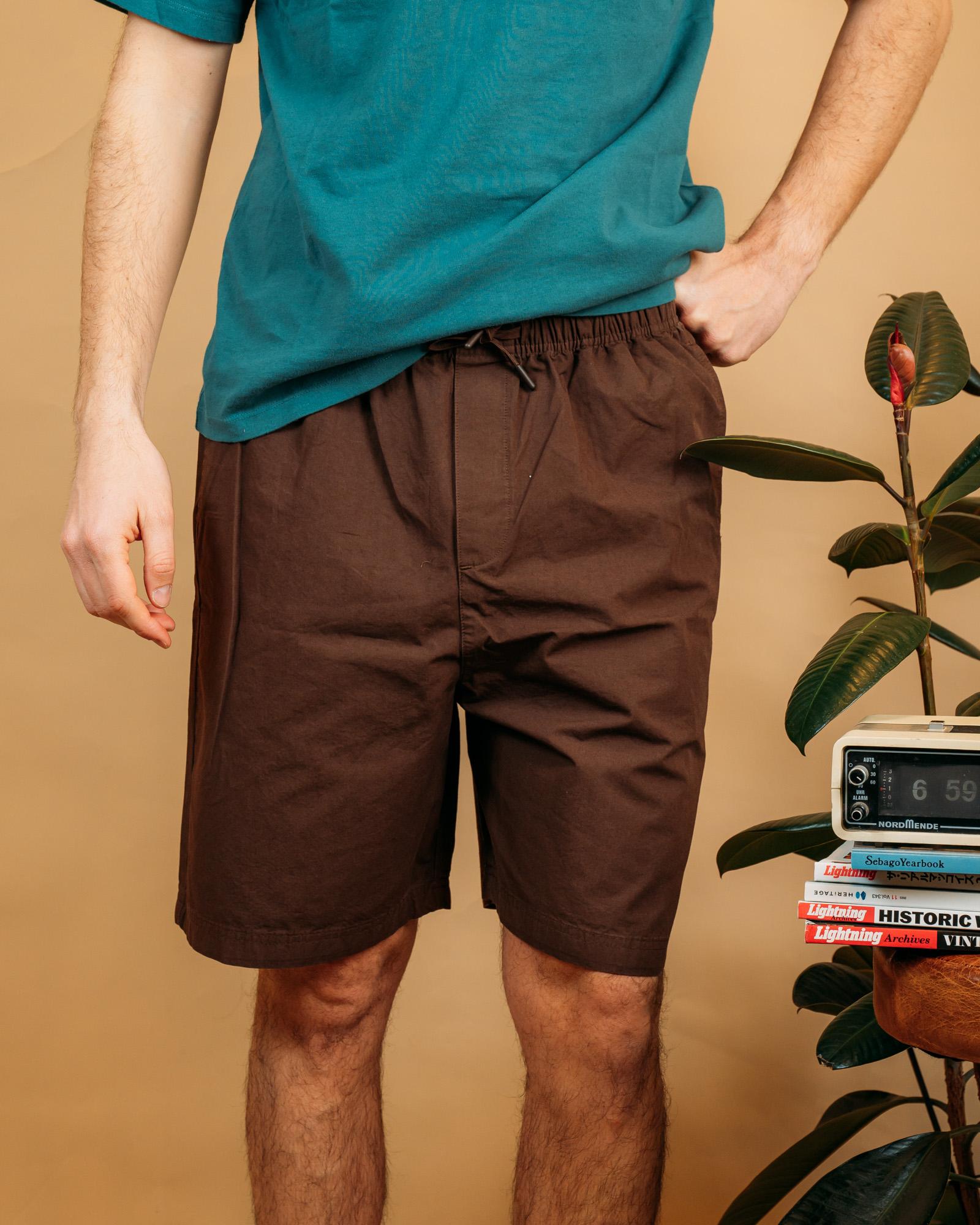 Bermuda uomo Avalon colore coffee bean vestibilità comoda e sartoriale