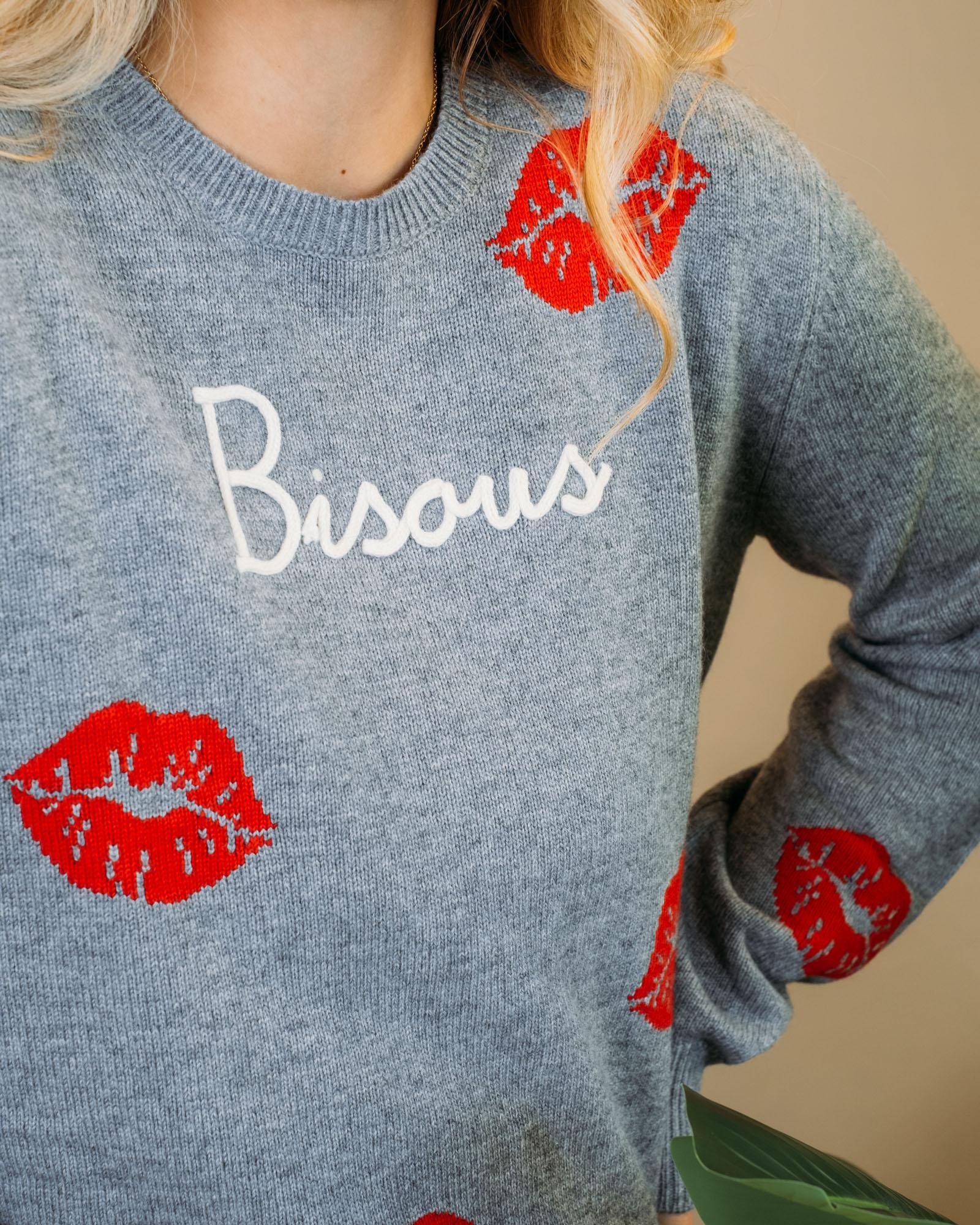 Sweater "Bisous" NEWQUEENP 03972I MC2 Saint Barth 
