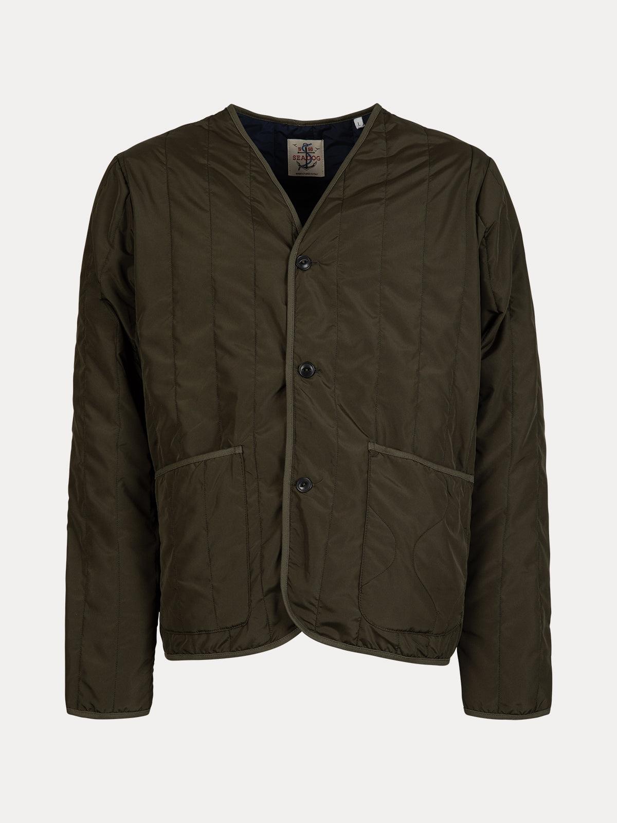 Overshirt Coreana in Trapunta C411 VERDE Seadog