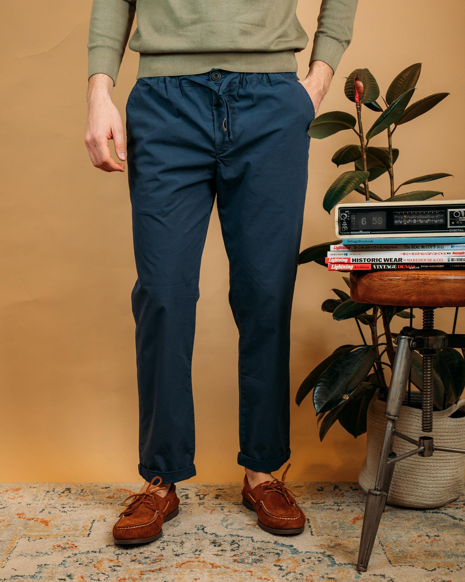 Pantaloni Lewis Navy T56027 003 Clark 