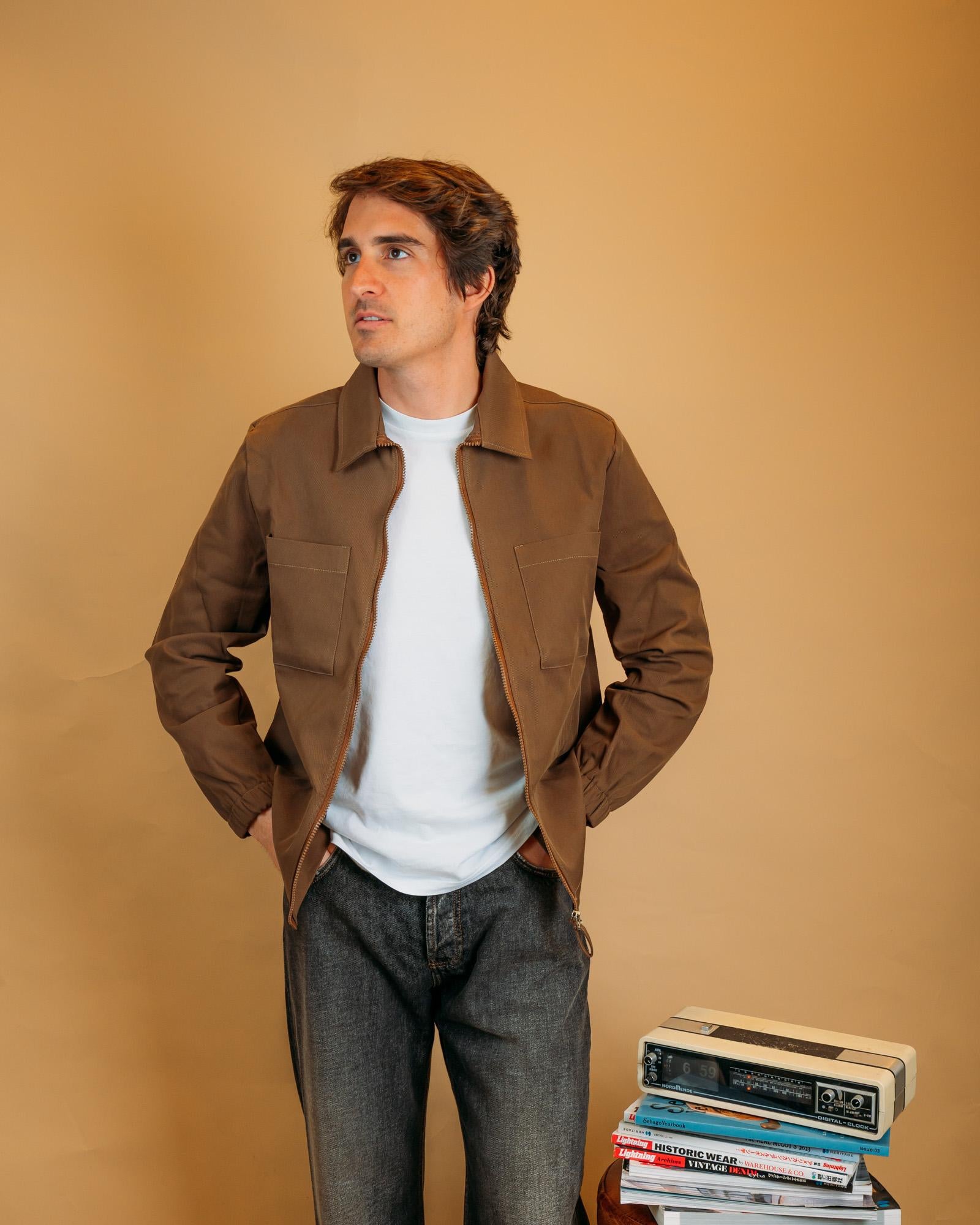 Overshirt Aidan Moka AIDAN MO Wooden 