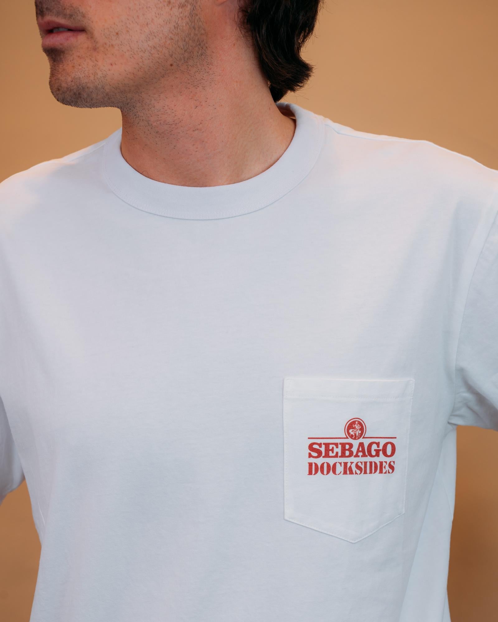 T-shirt Sebagodock Tee White 75121QW 001 Sebago 