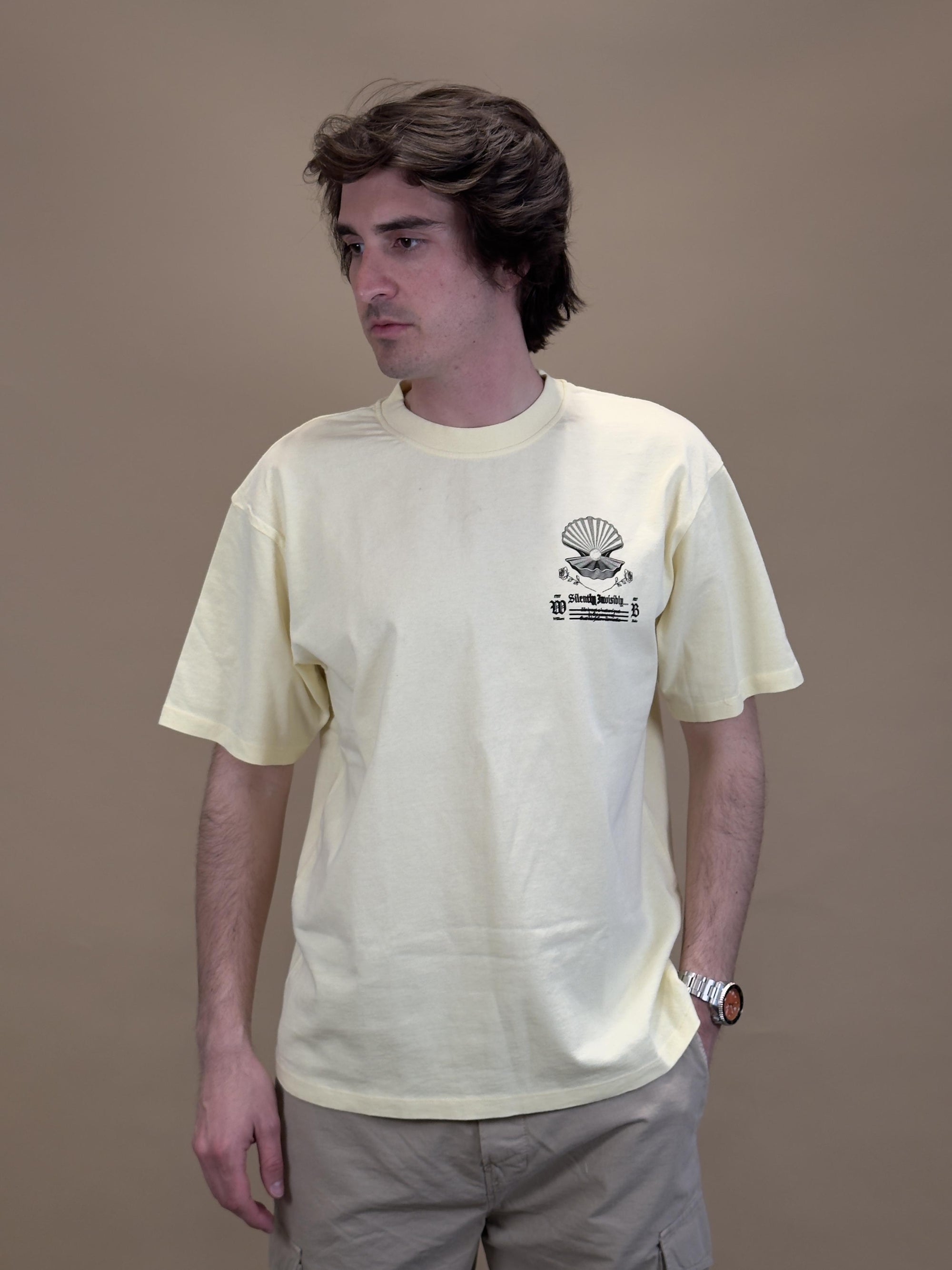 Garden of Love t-shirt I03348328W67 Tender Yellow Edwin 