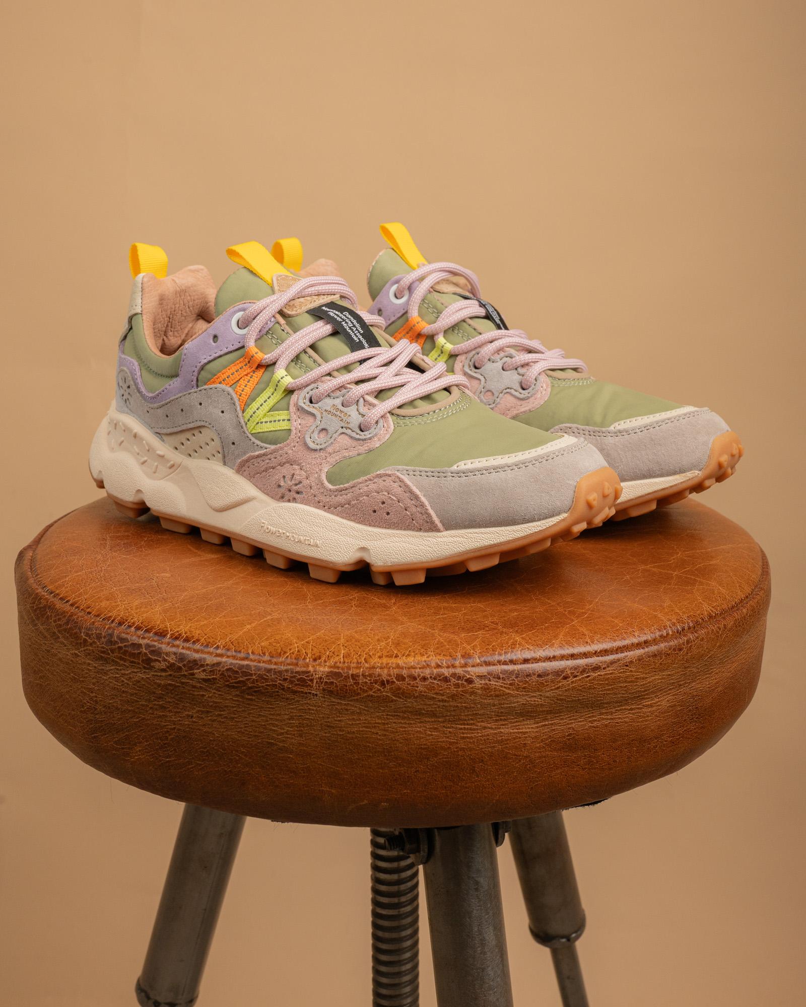 Sneakers Yamano 3 Grigio-Verde 001201781701 1B43 Flower Mountain 