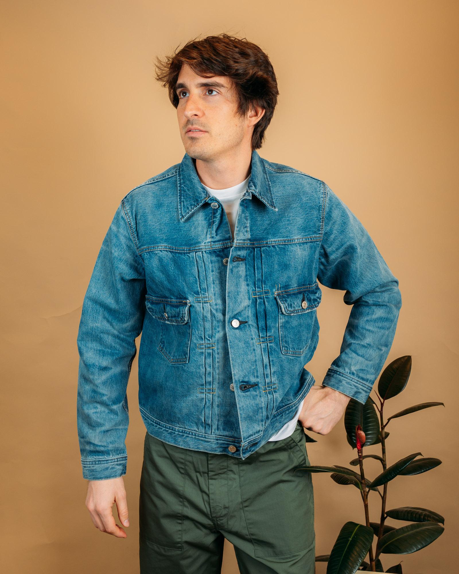 Giacca Denim Japan Light Used I036717 01.7W Edwin 