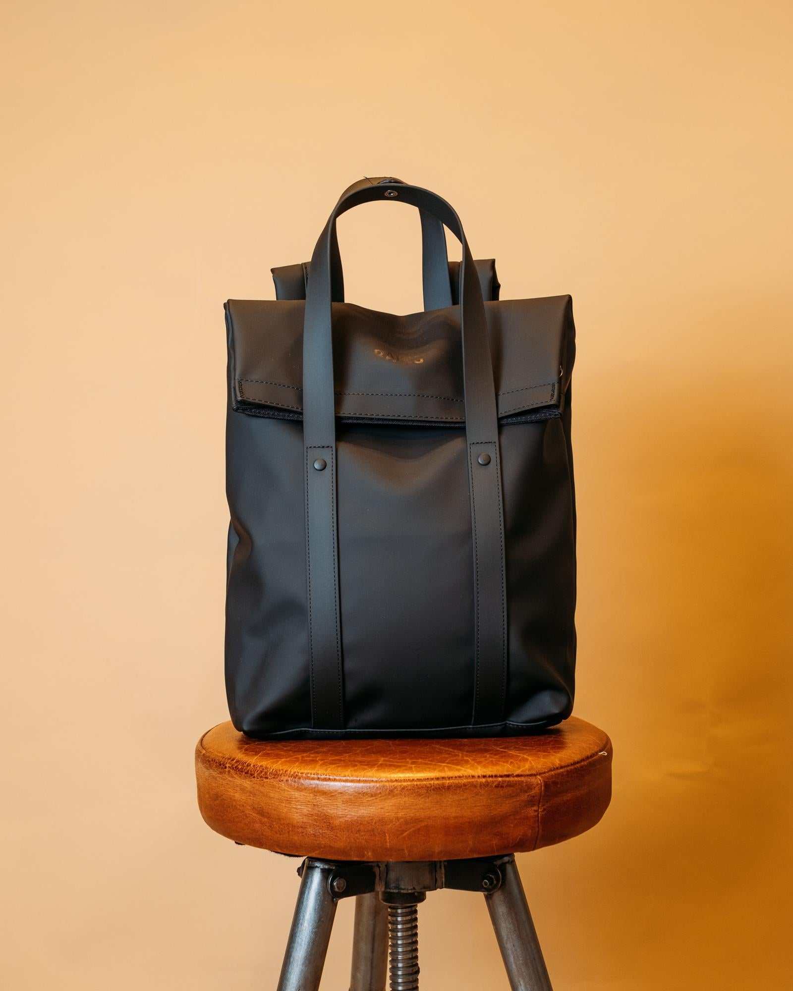 2 Way Tote Backpack Mini RA12780 BLA Rains 