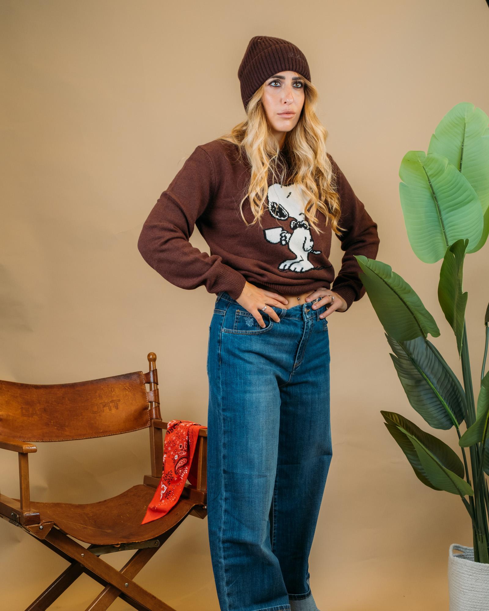 Sweater "Parlami del Caffe" NEWQUEEN 04144I MC2 Saint barth 