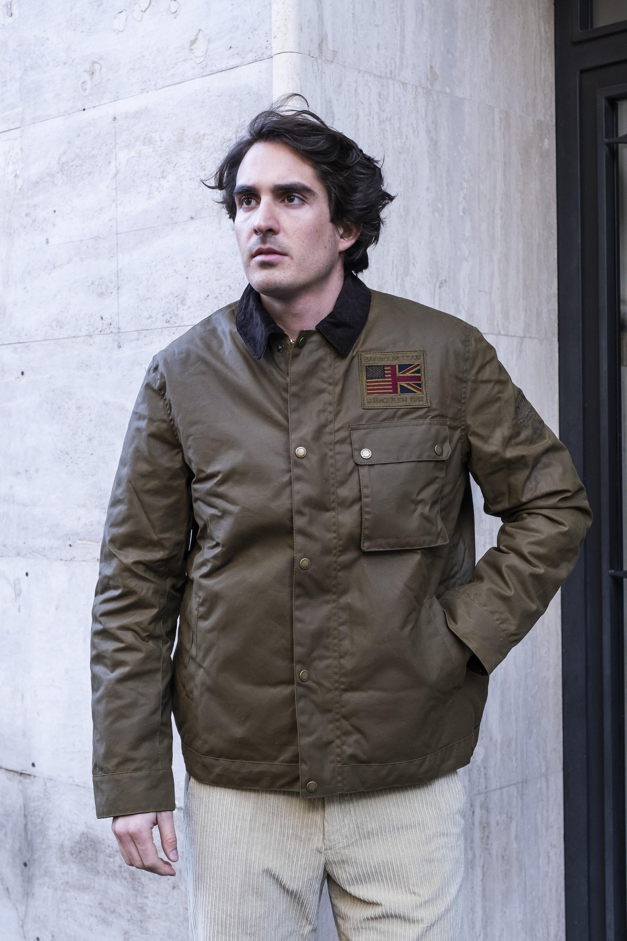 Workers Jacket Wax MWX1853SN32 SAND Barbour International