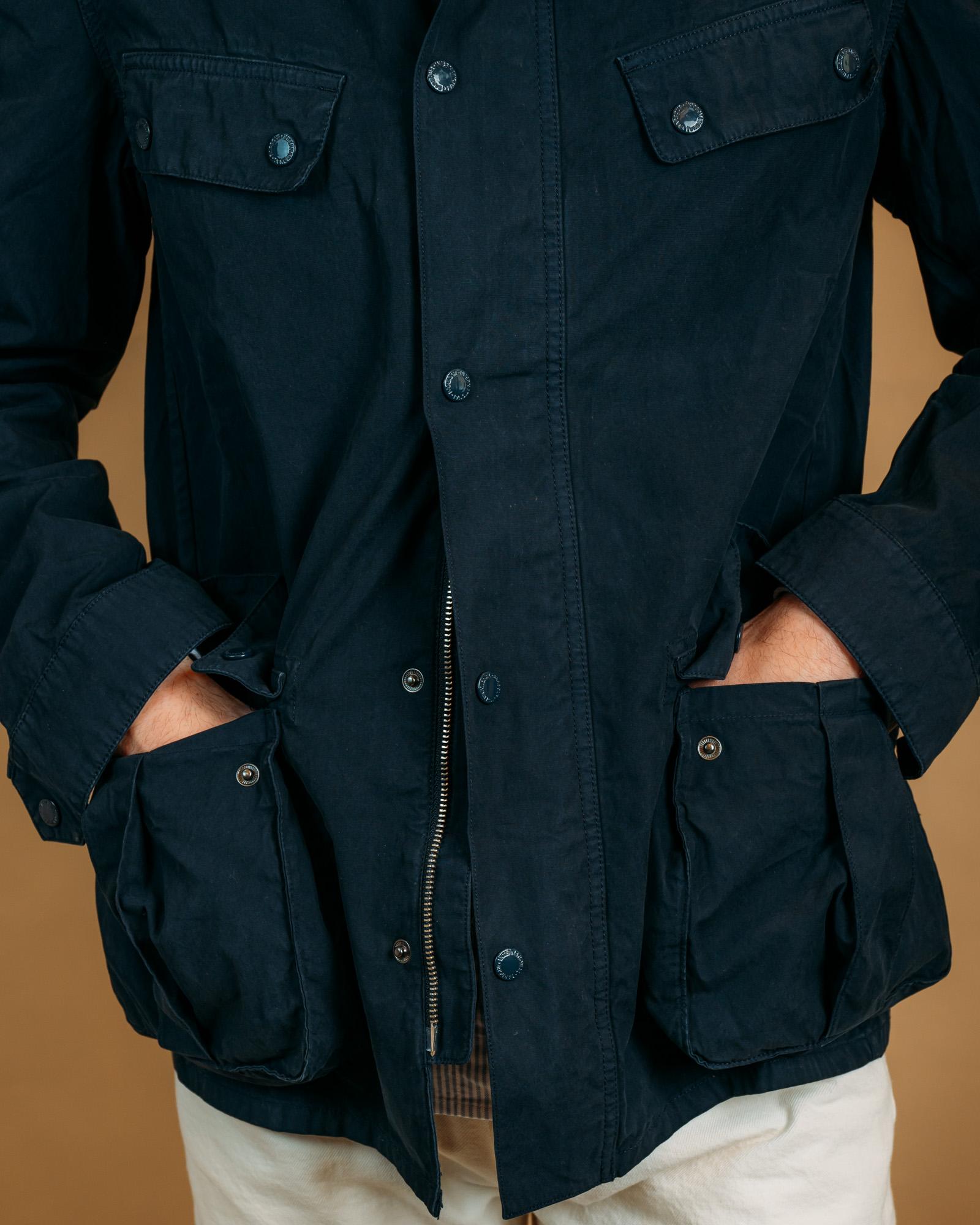 Cotton Duke Jacket Navy MCA1047 NY51 Barbour International 