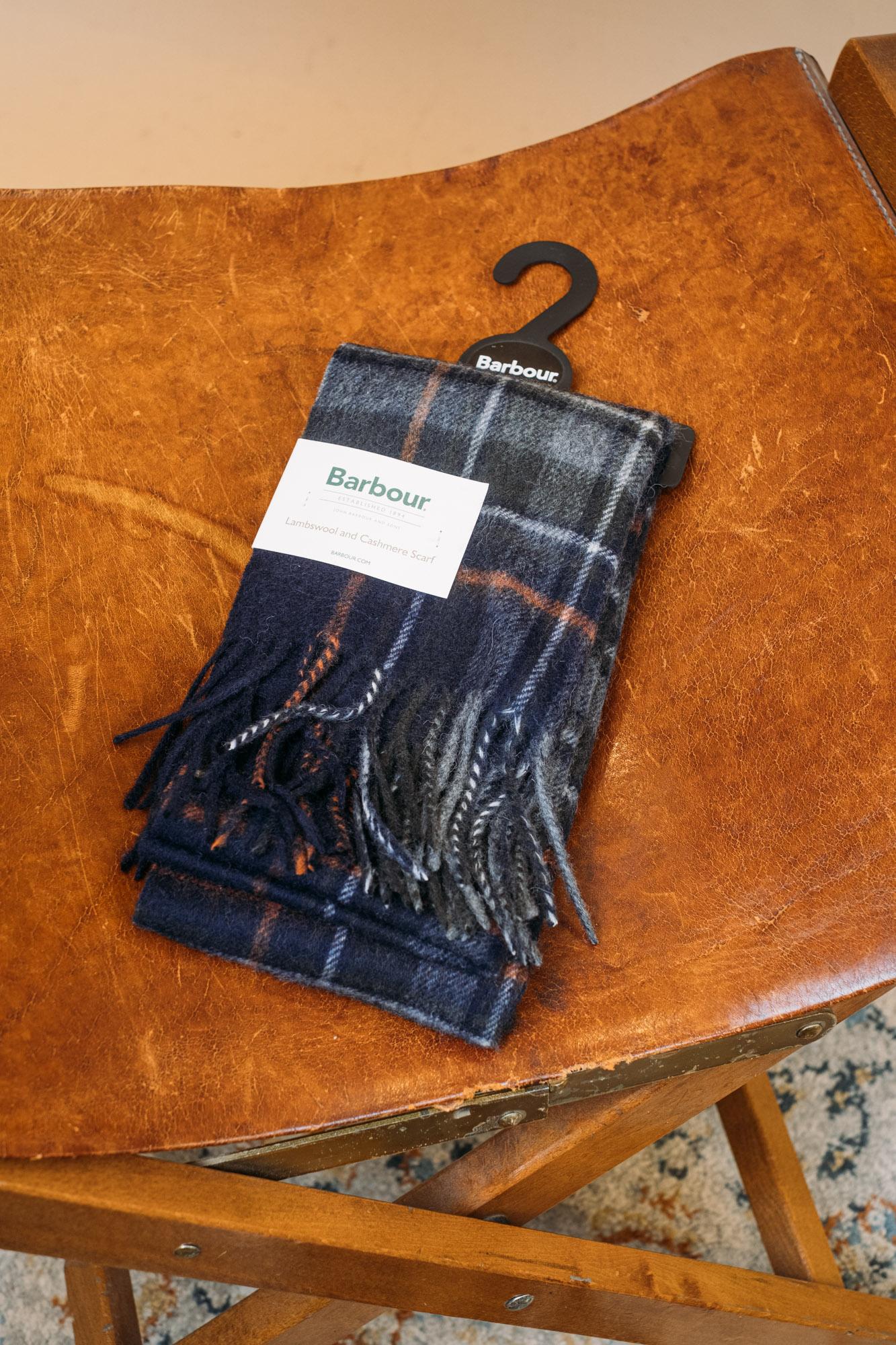 New Check Tartan Scarf USC0137 NY95 Barbour 