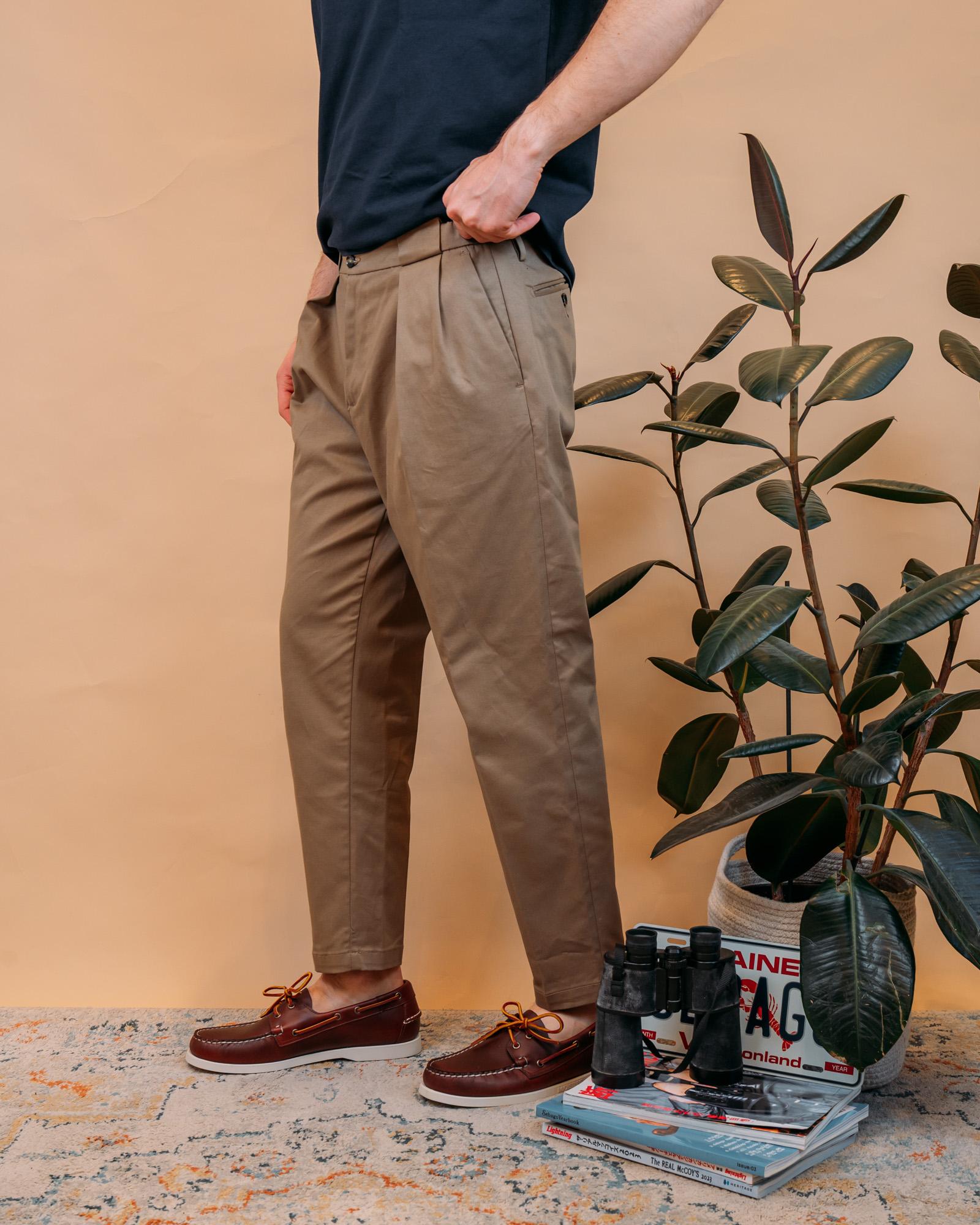 Pantaloni Tirana Visone GATIR7845S26 194 Gaffi 