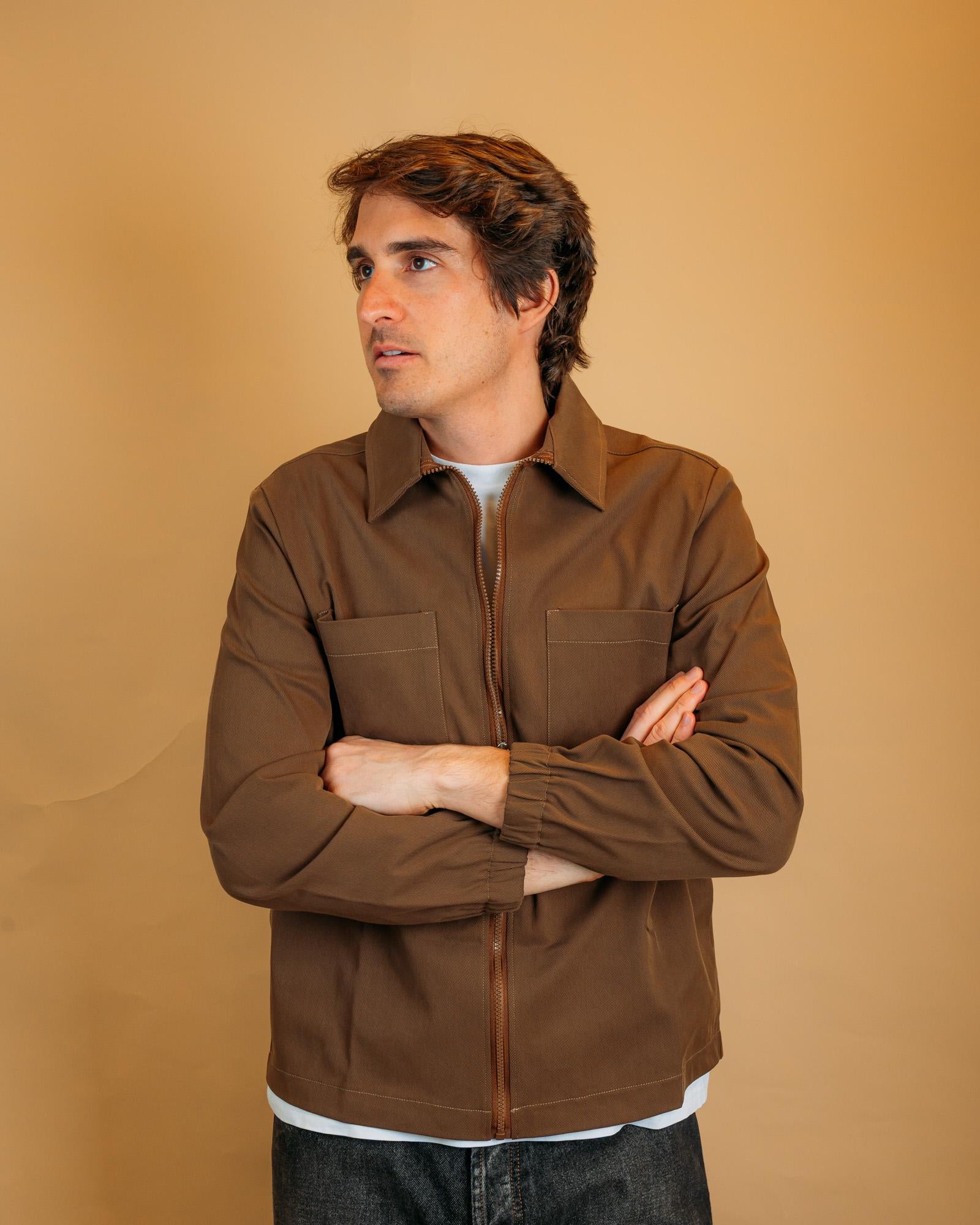 Overshirt Aidan Moka AIDAN MO Wooden 