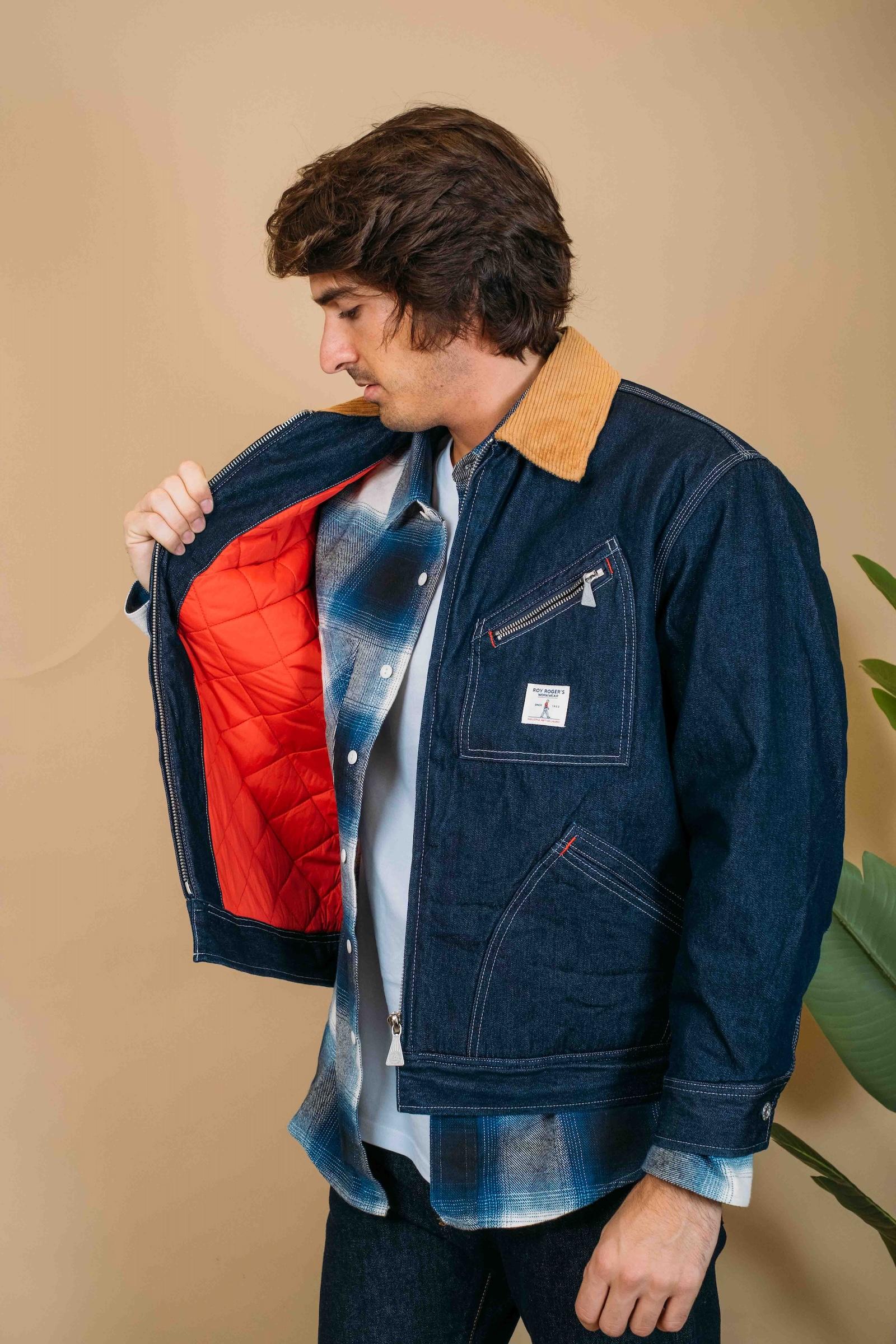 Work Denim Jacket RRW001CN080111 C0999 Roy Roger's Workwear 