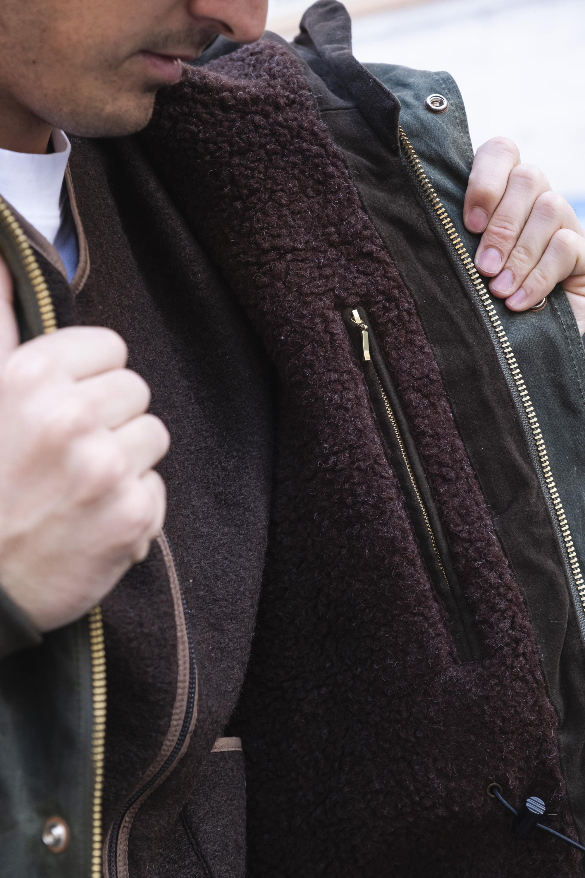 Mountain Fleece Jacket 7003DARKGREEN DARK GREEN Manifattura Ceccarelli