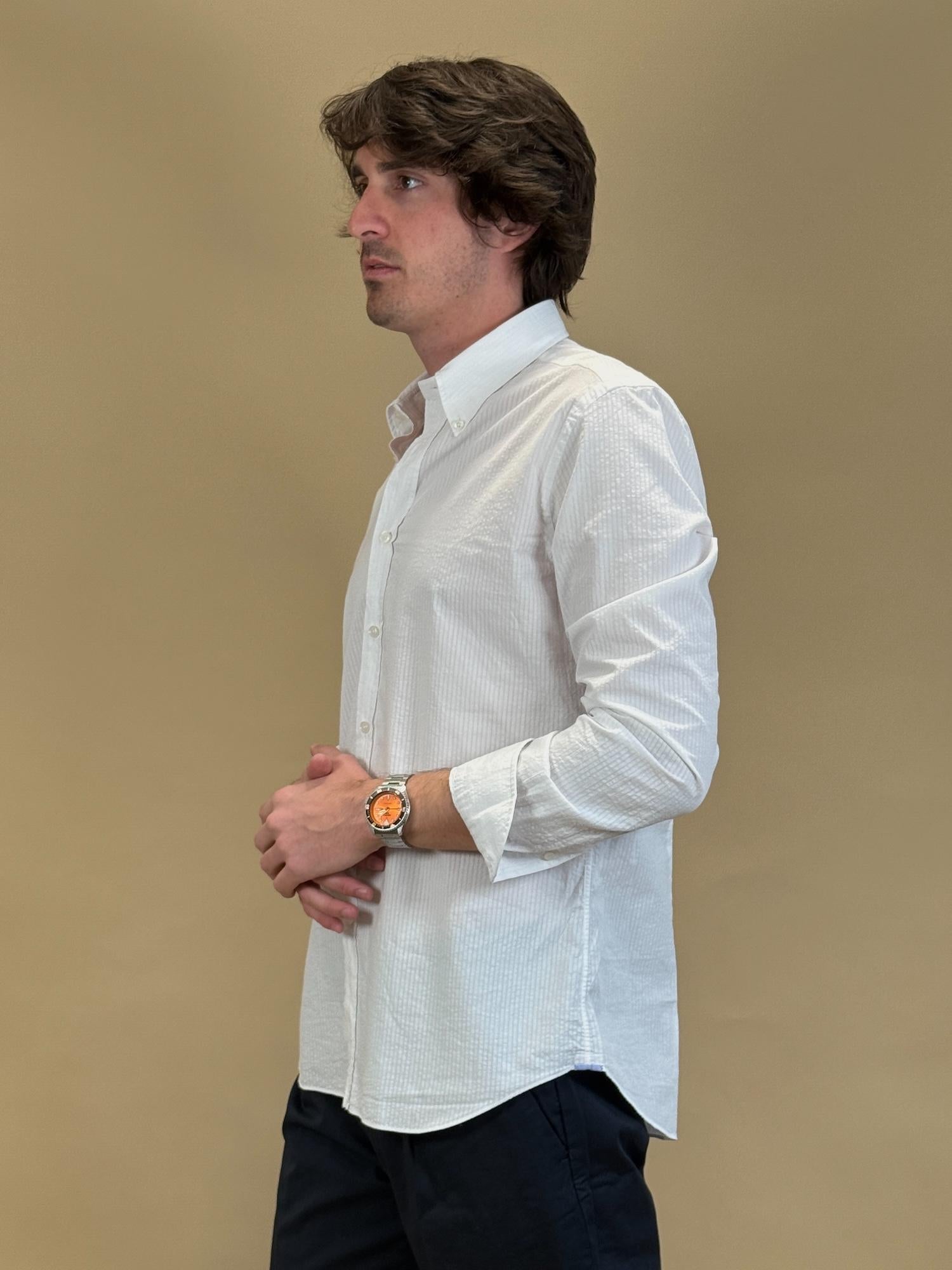 Camicia Seersucker 768ML81210 001 Xacus