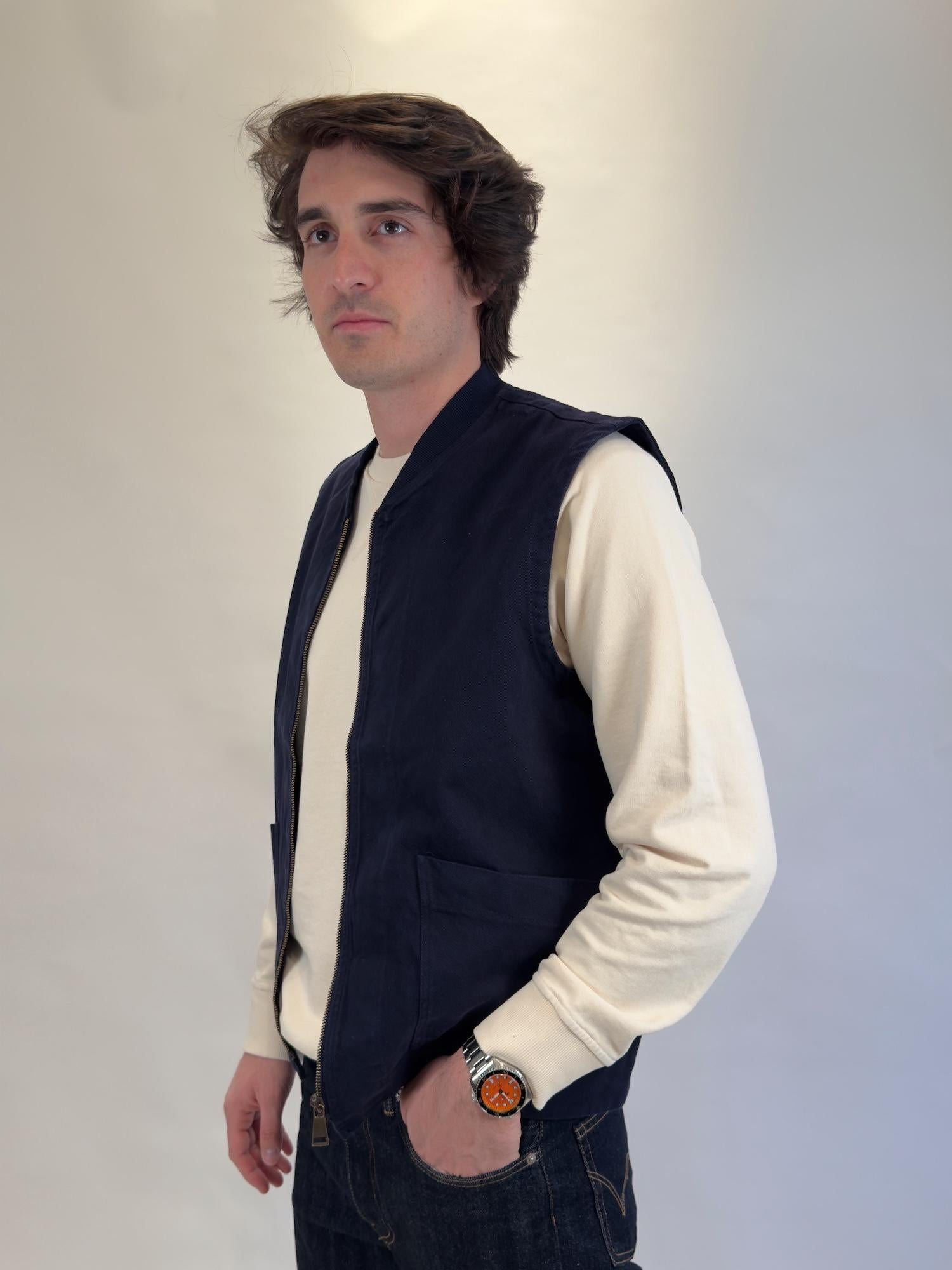 Vest Zip Ring V445 BL Seadog