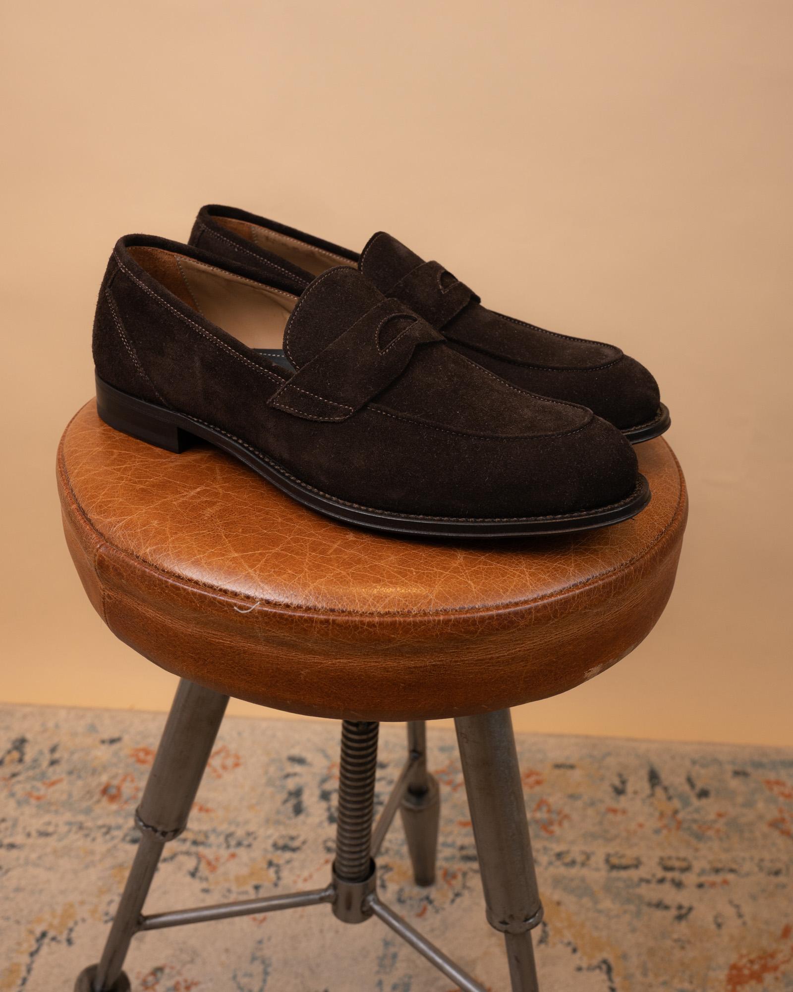 Mocassini Penny Loafer Camoscio Moro 4022FWTCAMF/ MO Crisci x Gaffi 