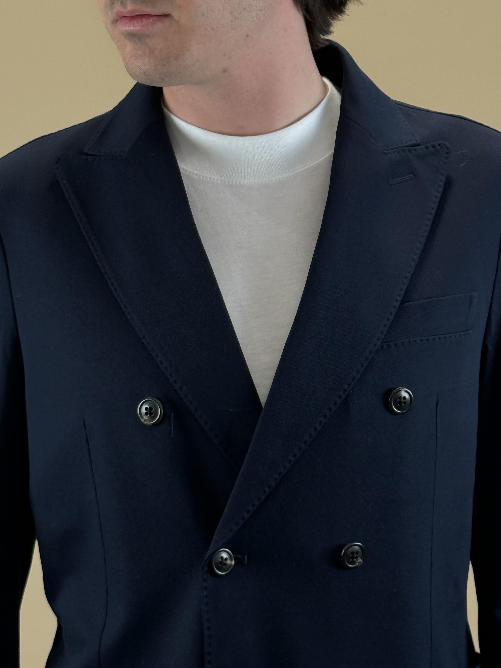 Doppio Petto in Filo di Scozia CN4662 447 Circolo 1901