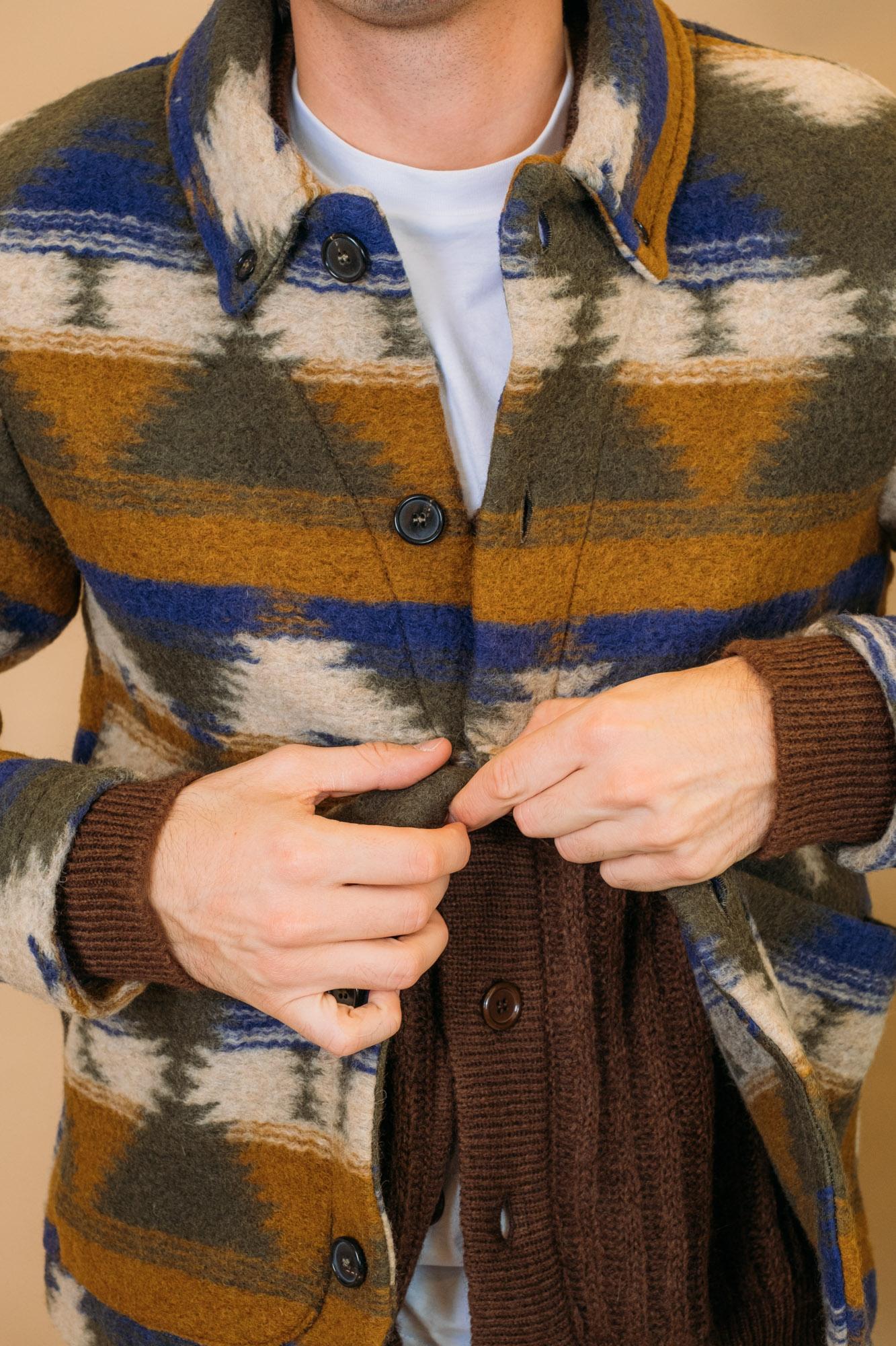 Giacca York Navajo YORK NAVAJO GREEN Wooden 