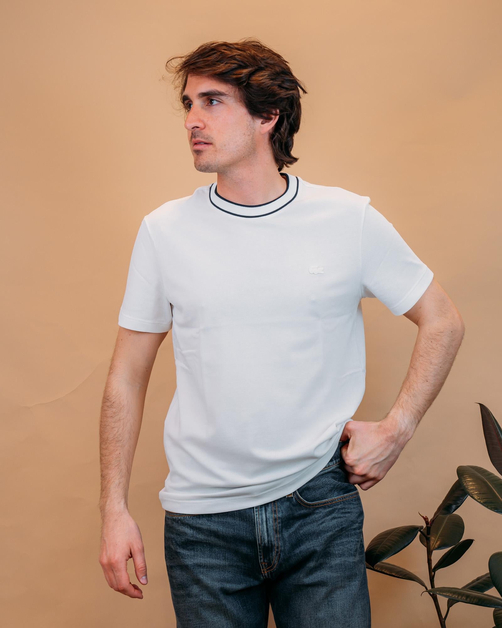 T-shirt Piquet White TH8174 70V Lacoste 