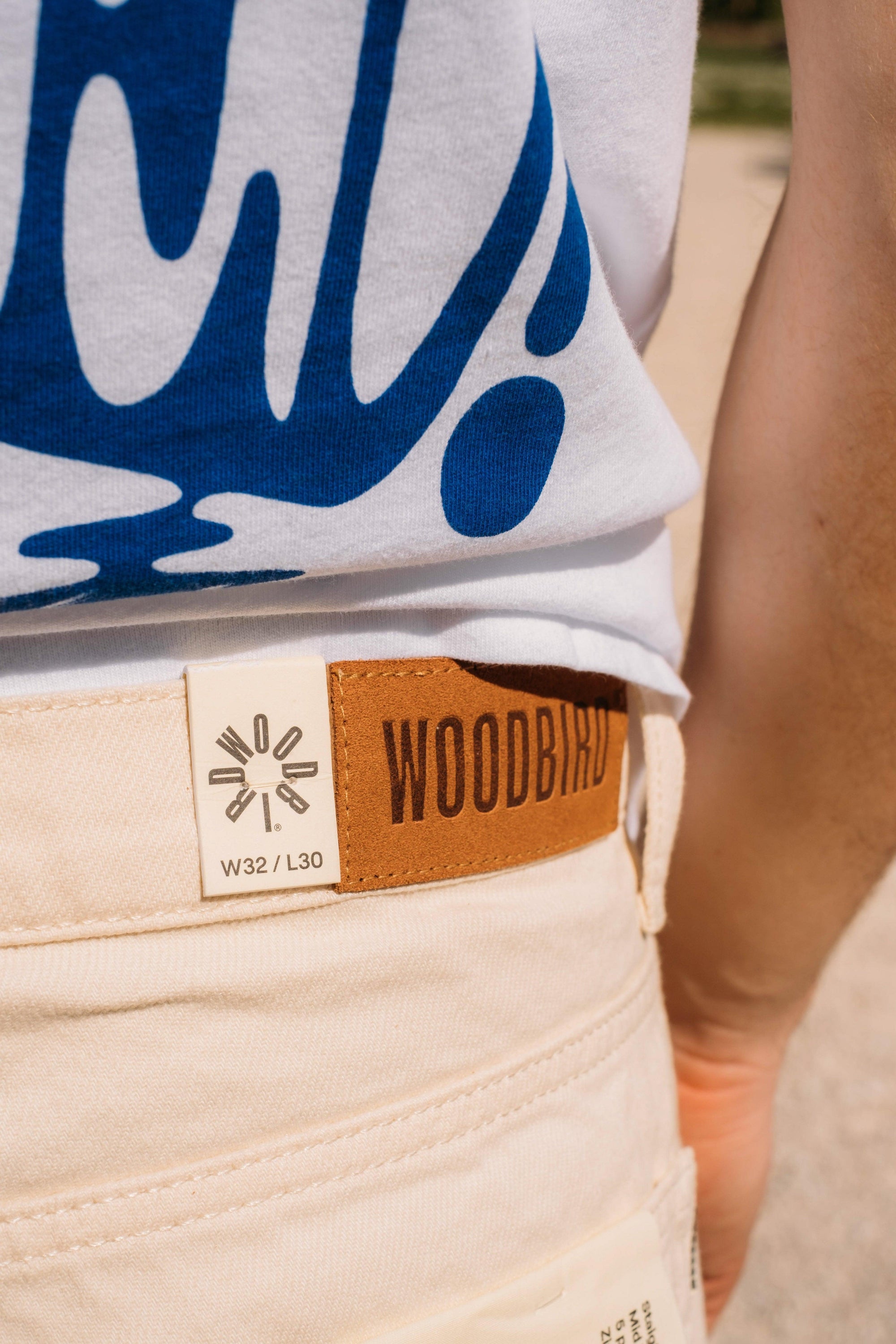 Doc Twill Pants 2416116WBDOC OFF WHITE Woodbird 