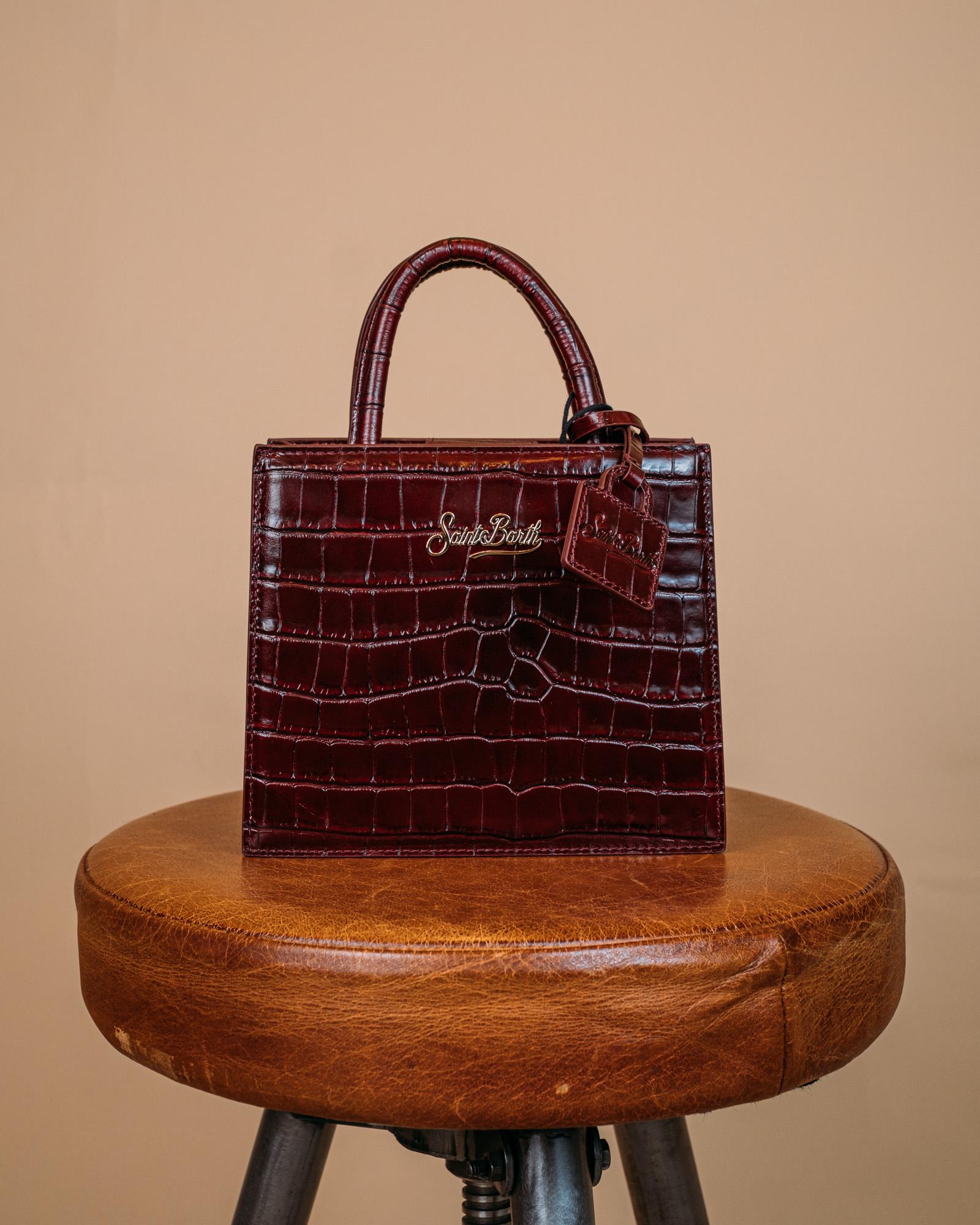 Hand Leather Bag SHOP BAG MIDI 00510I MC2 Saint barth 