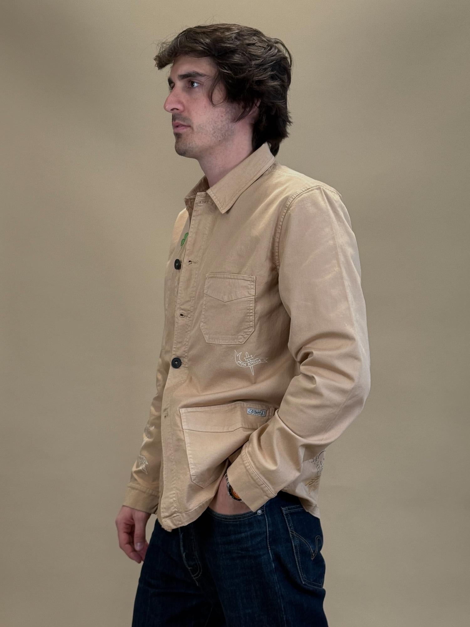 Overshirt Marshall con Stampe MARSHALL/S_T095 081 Clark 