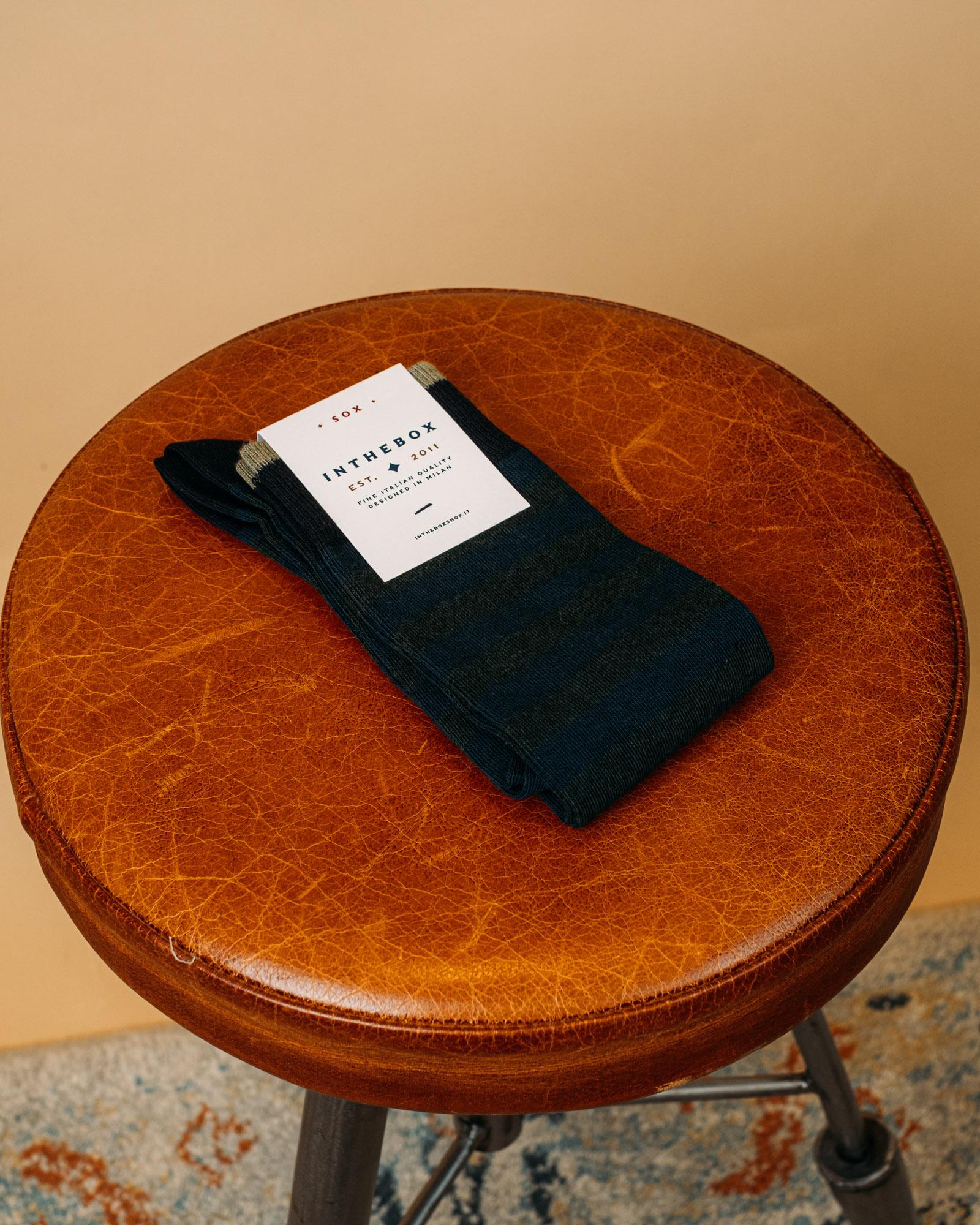 Sox Stripe Rugby FW250041 0398 Sox in the Box 