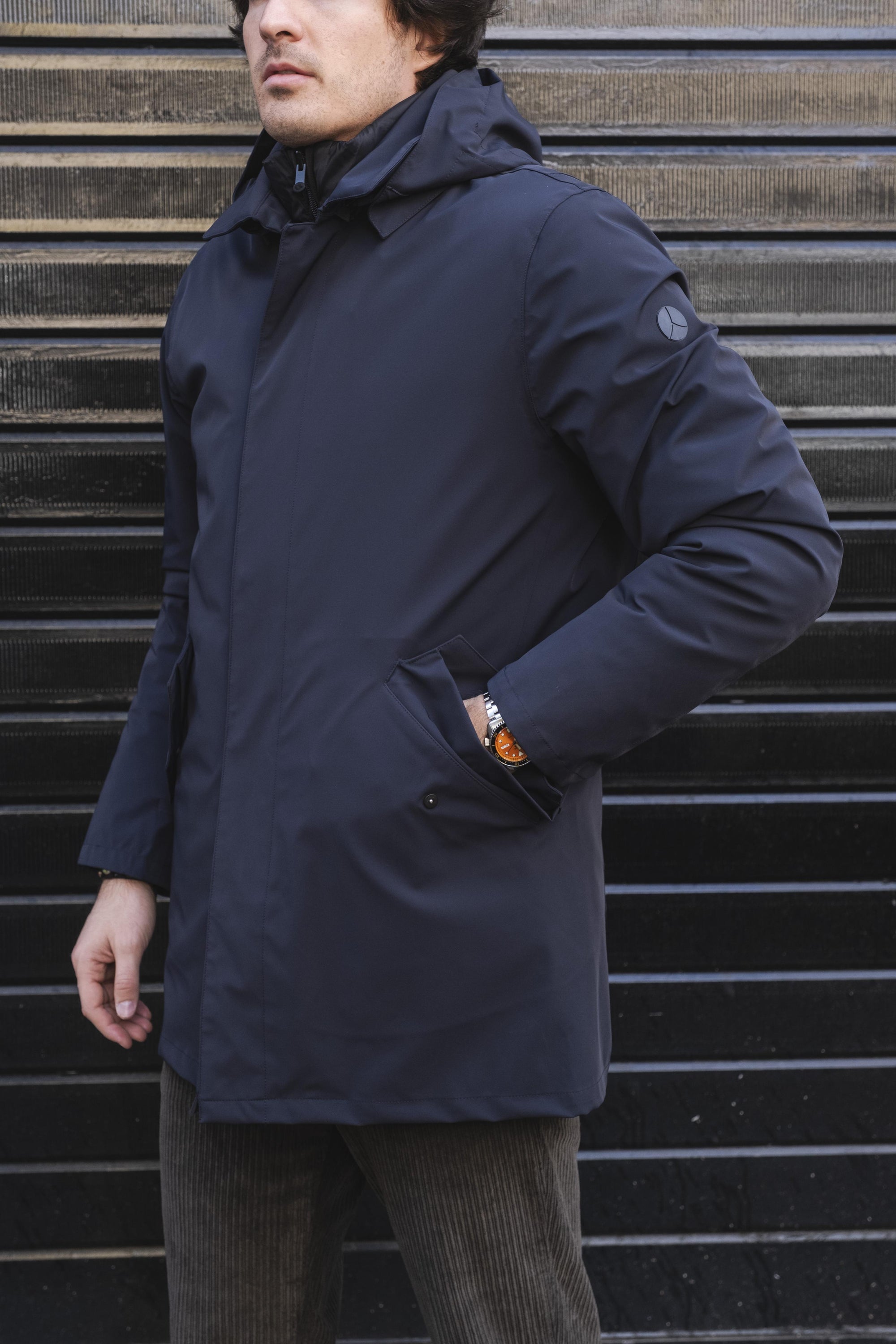 Parka 3 in 1 Achiko ACHIKOPM781790 BLUE NAVY People of Shibuya 