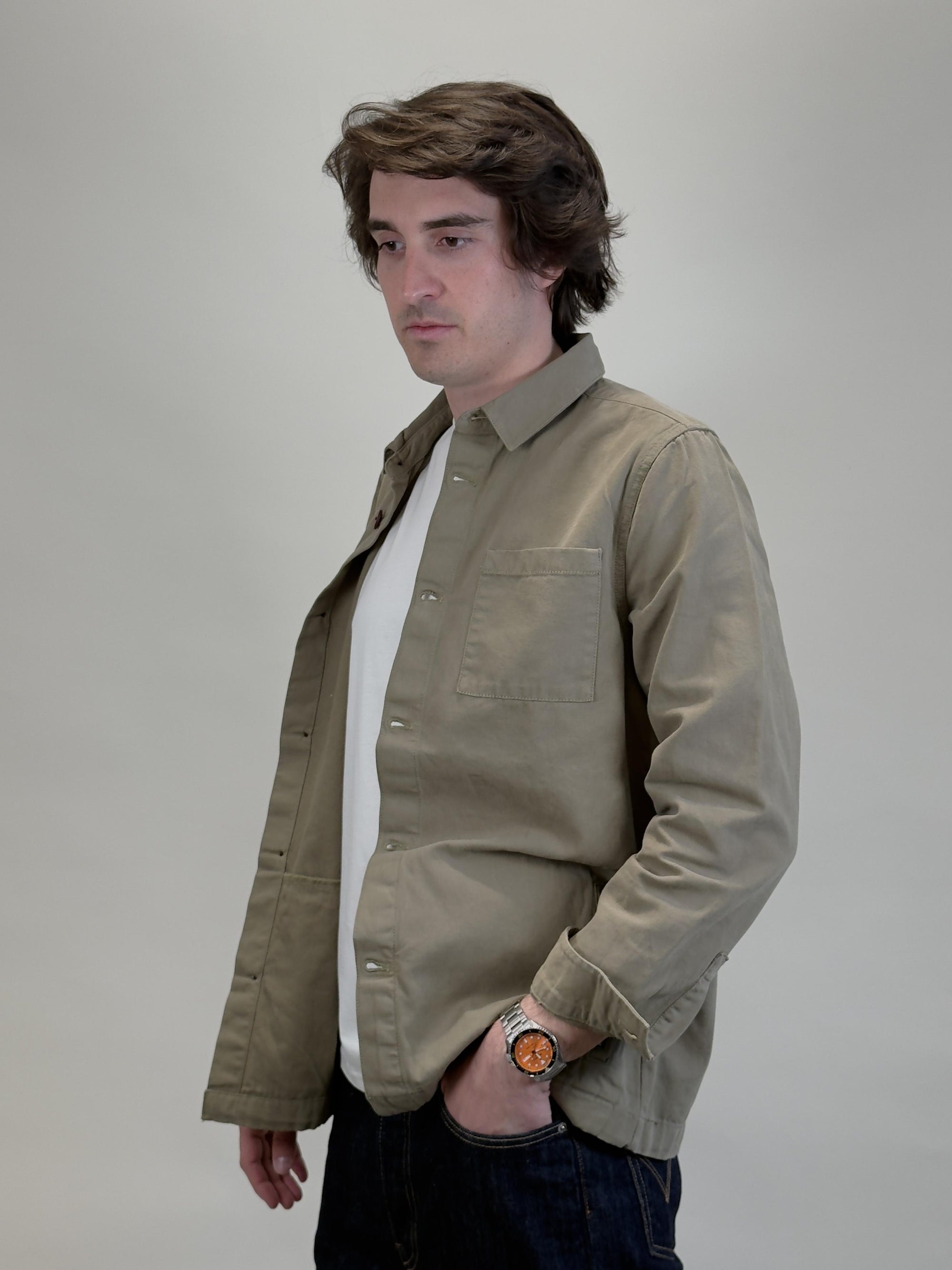 Washed Overshirt MOS0281 OL31 Barbour 