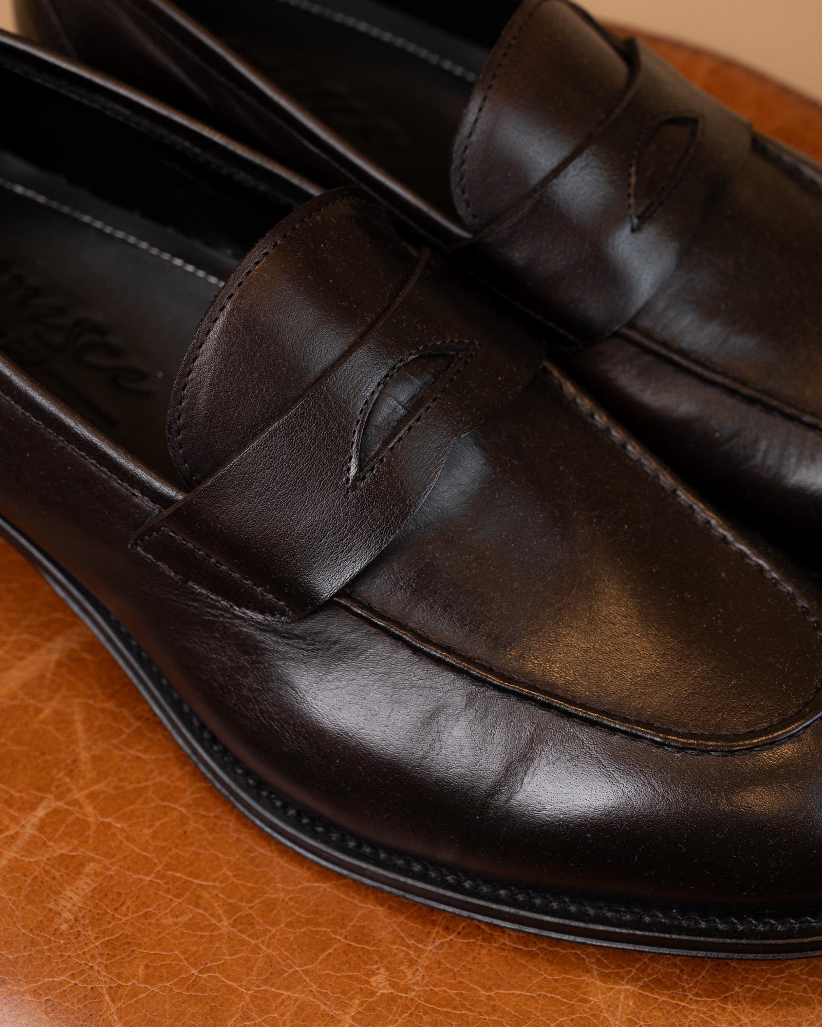 Mocassino Penny Loafer Moro 4021FWTFRMFR MO Crisci x Gaffi 