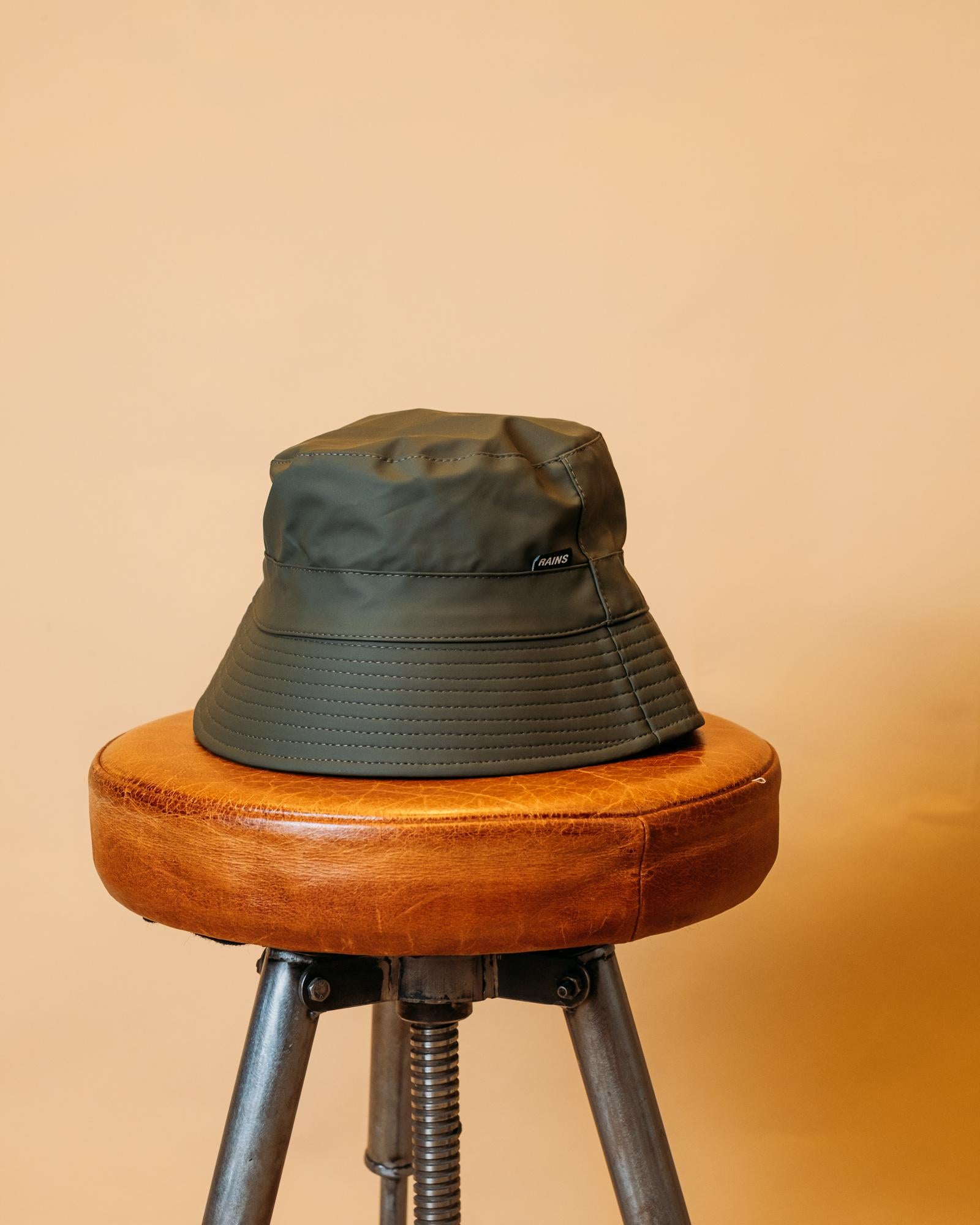 Bucket Hat RA20010GRE GREEN Rains 