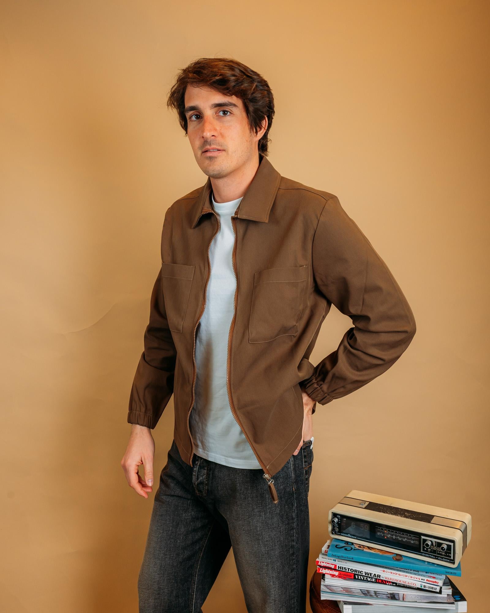 Overshirt Aidan Moka AIDAN MO Wooden 