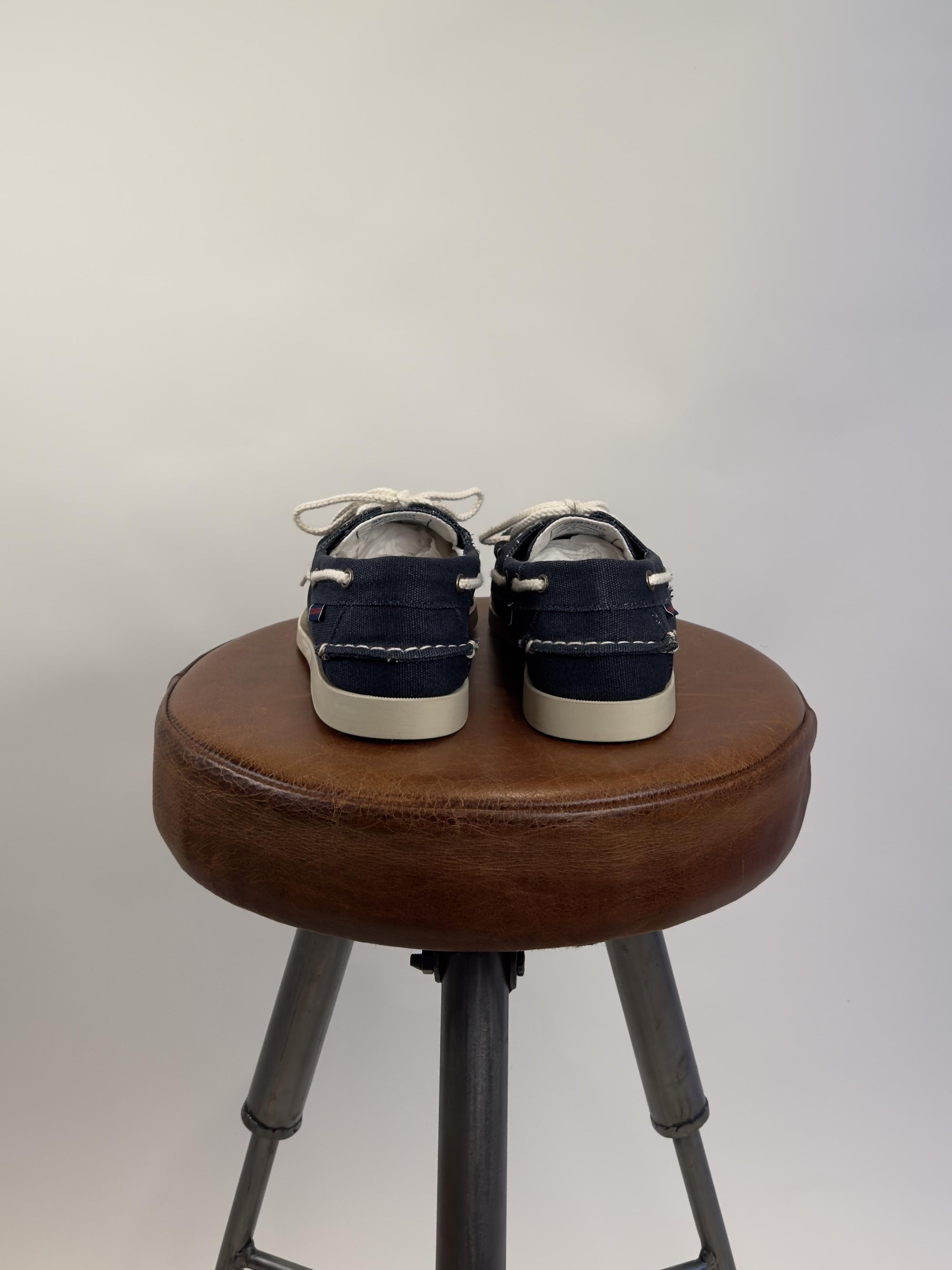 Portland Washed Canvas 6117KW908 BLUE NAVY Sebago 