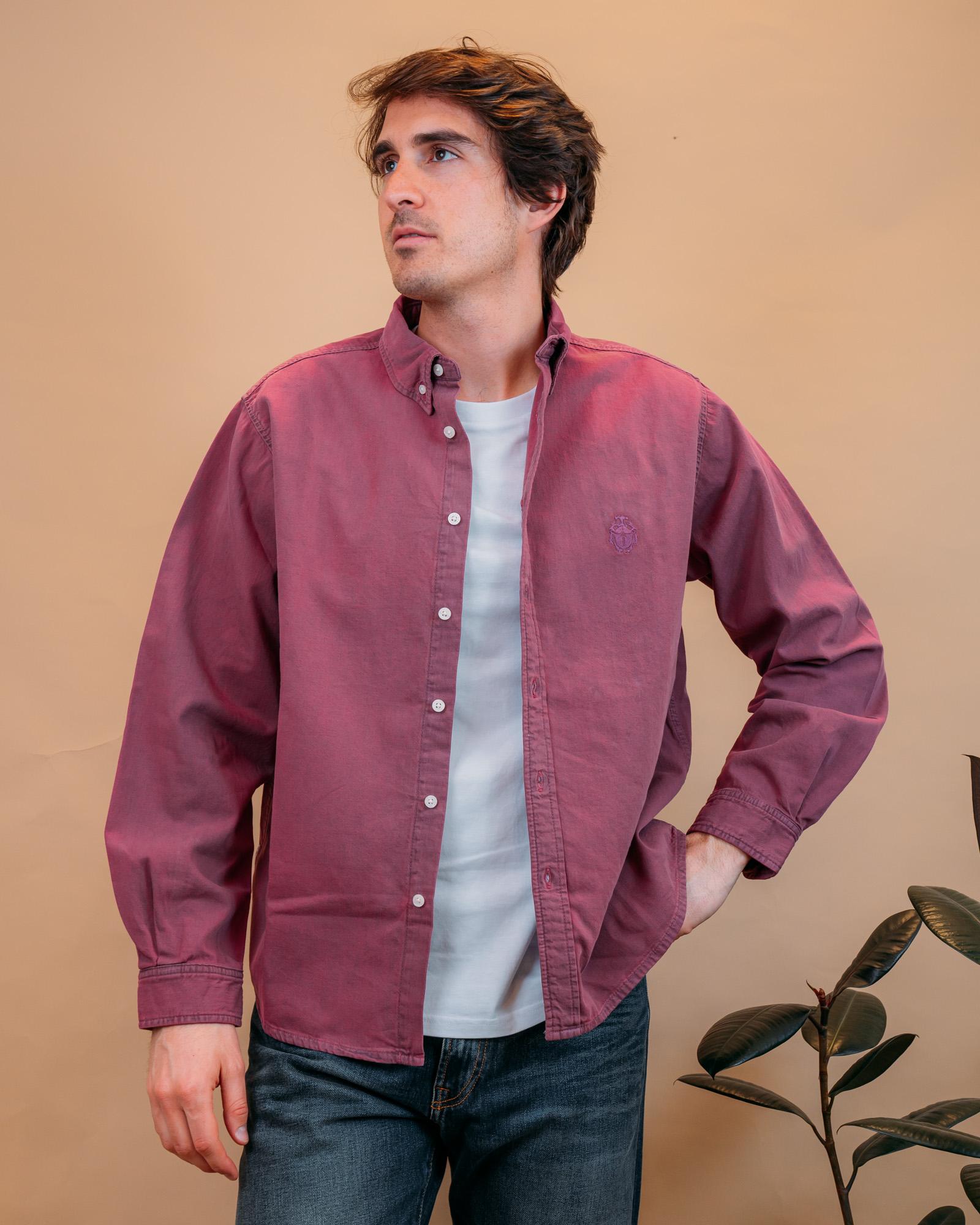 Camicia Arlo Red Plum I036463 01.9L Edwin 