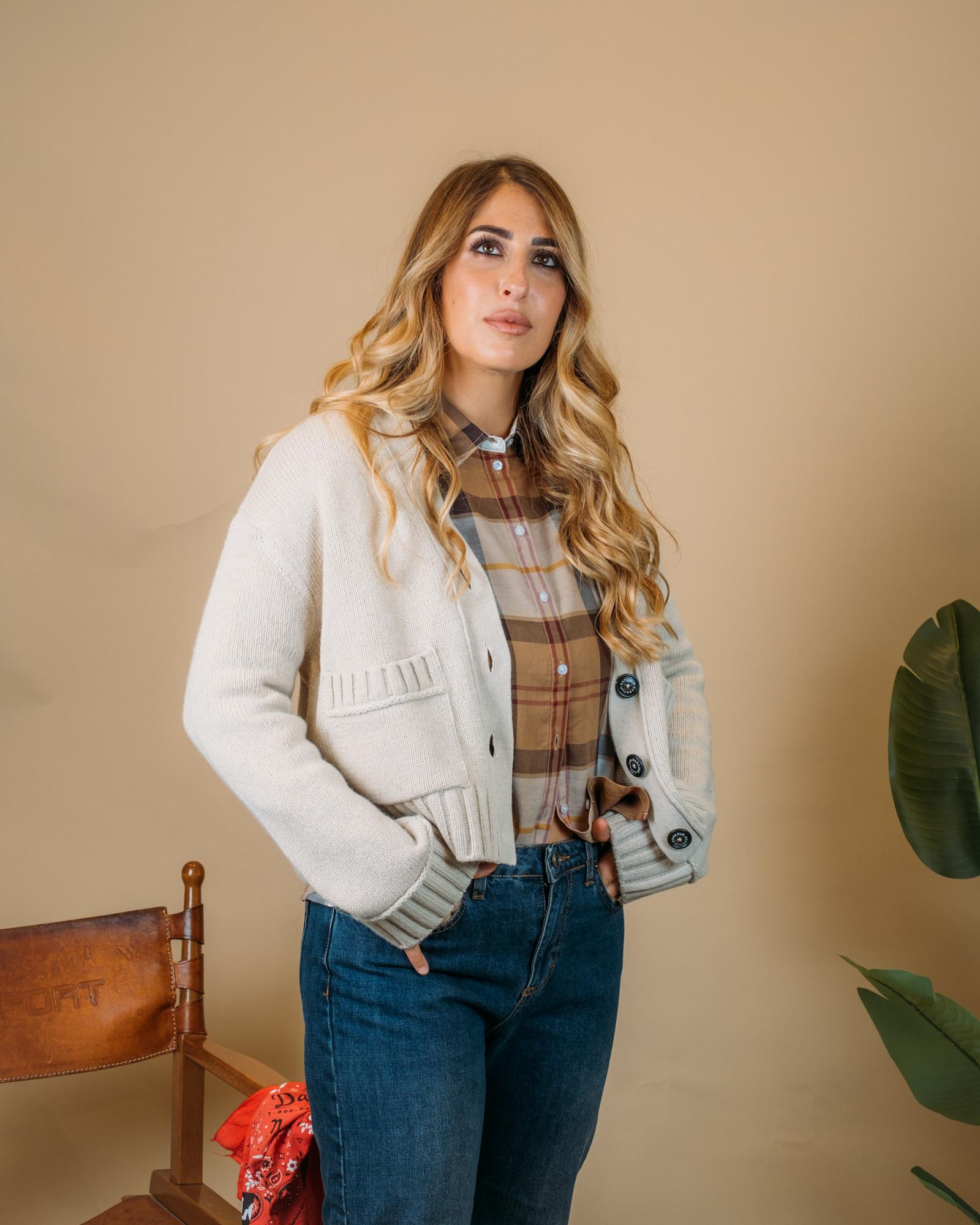 Faye Knitte Cardigan LKN1681 ST53 Barbour 