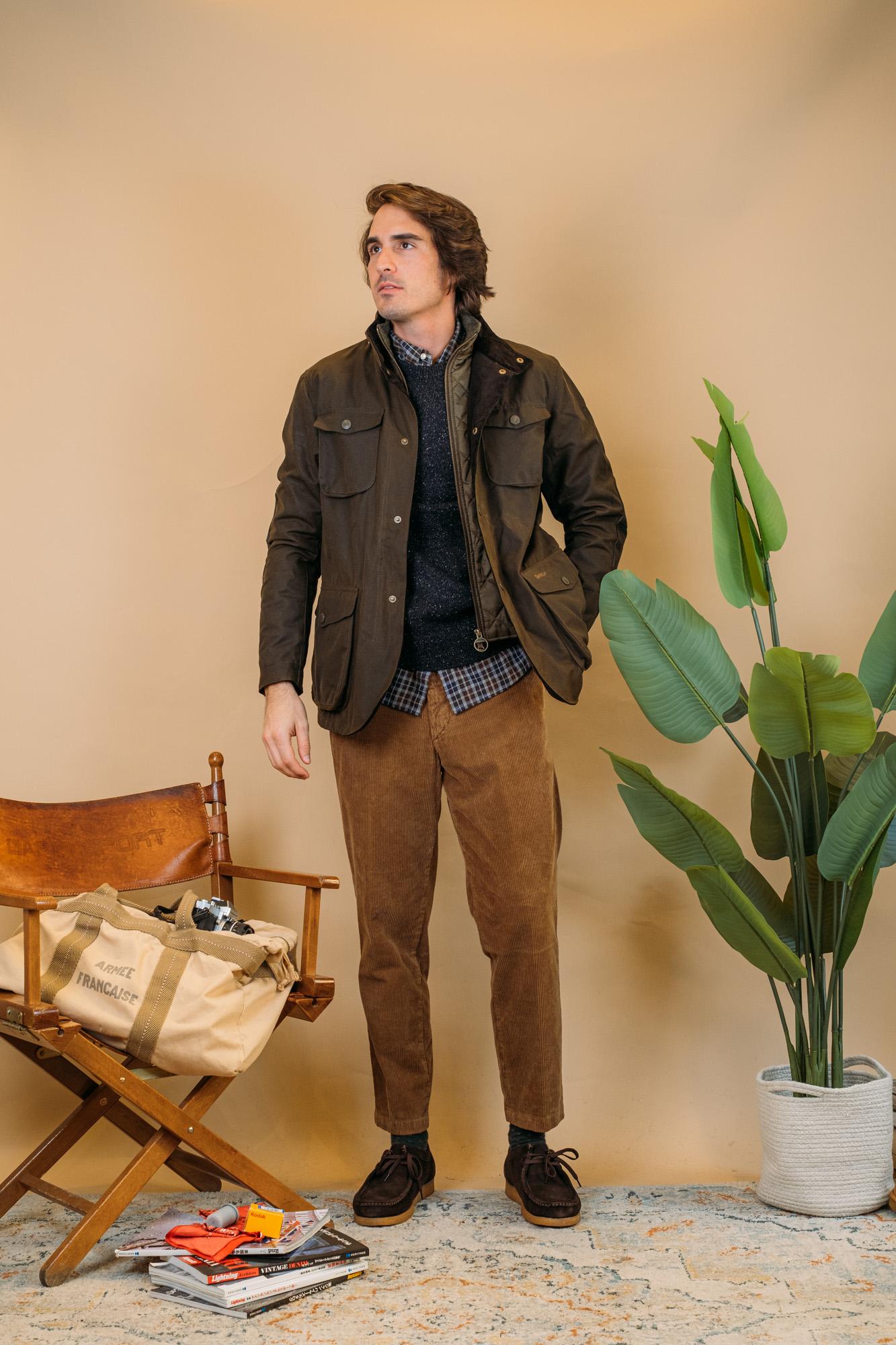 Ogston Wax Jacket MWX0700 OL51 Barbour 