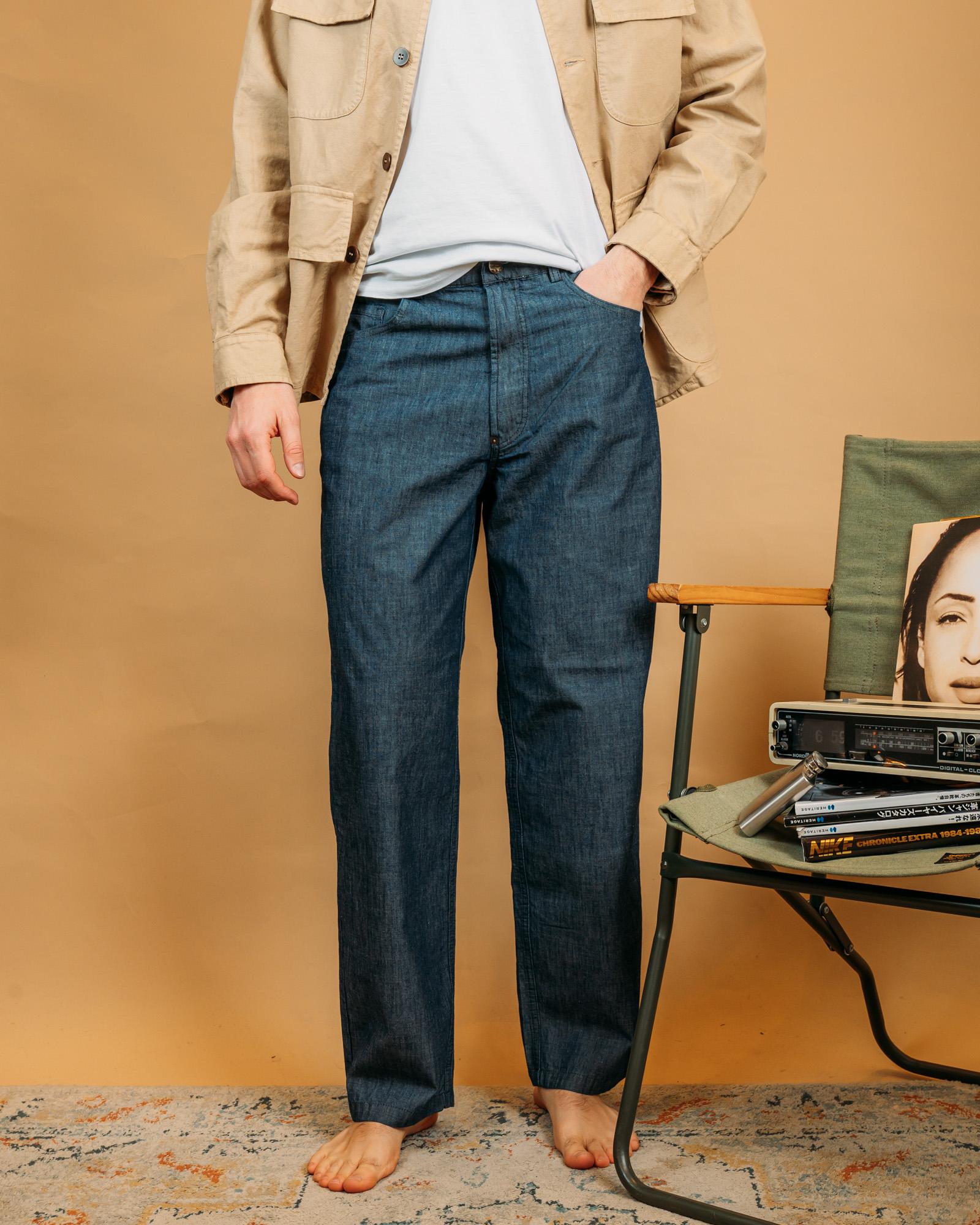 Pantaloni Bruce Denim Blu BRUCE410 BL ORIGINAL VINTAGE STYLE 