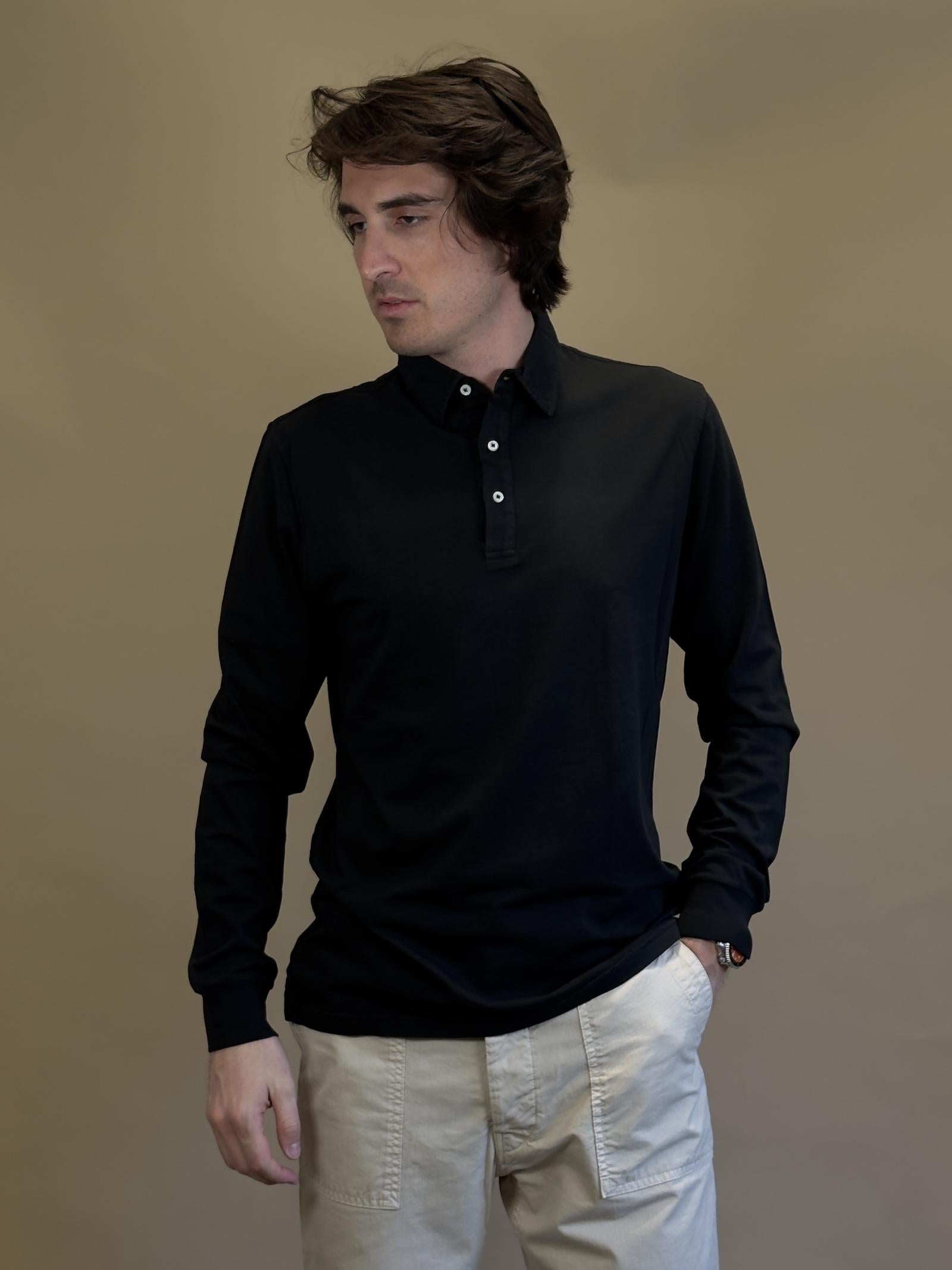 Polo in Jersey M/L BLKM2503NERO NERO Bl'ker