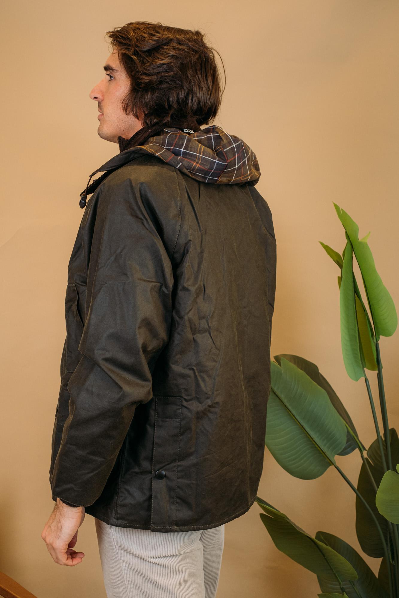 Classic Sylkoil Hood MHO0003 OL71 Barbour