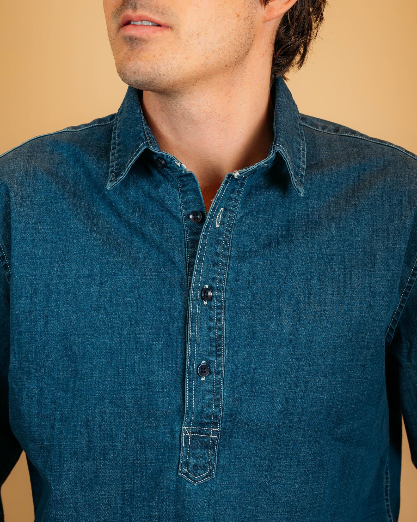 Camicia Cleveland Blue Denim SMDST C27 Impure 