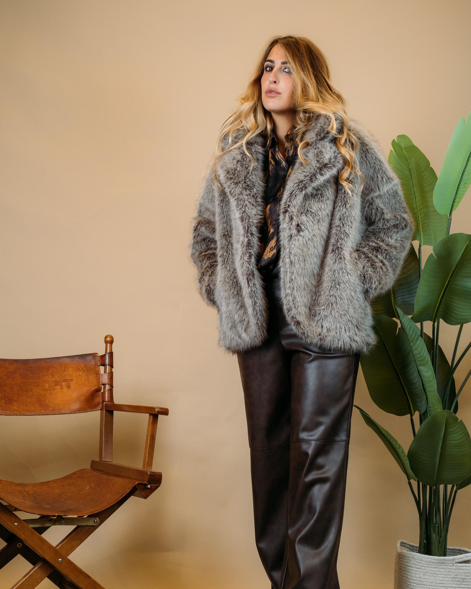 Coat Ecopelliccia GSST0059 UNICA Ottodame 